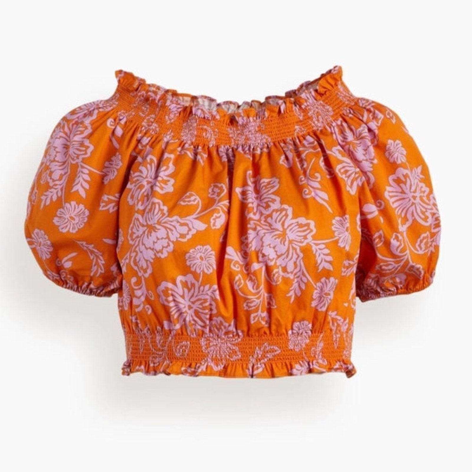 NWOT XIRENA Elle Top in Tropicana Orange - size L