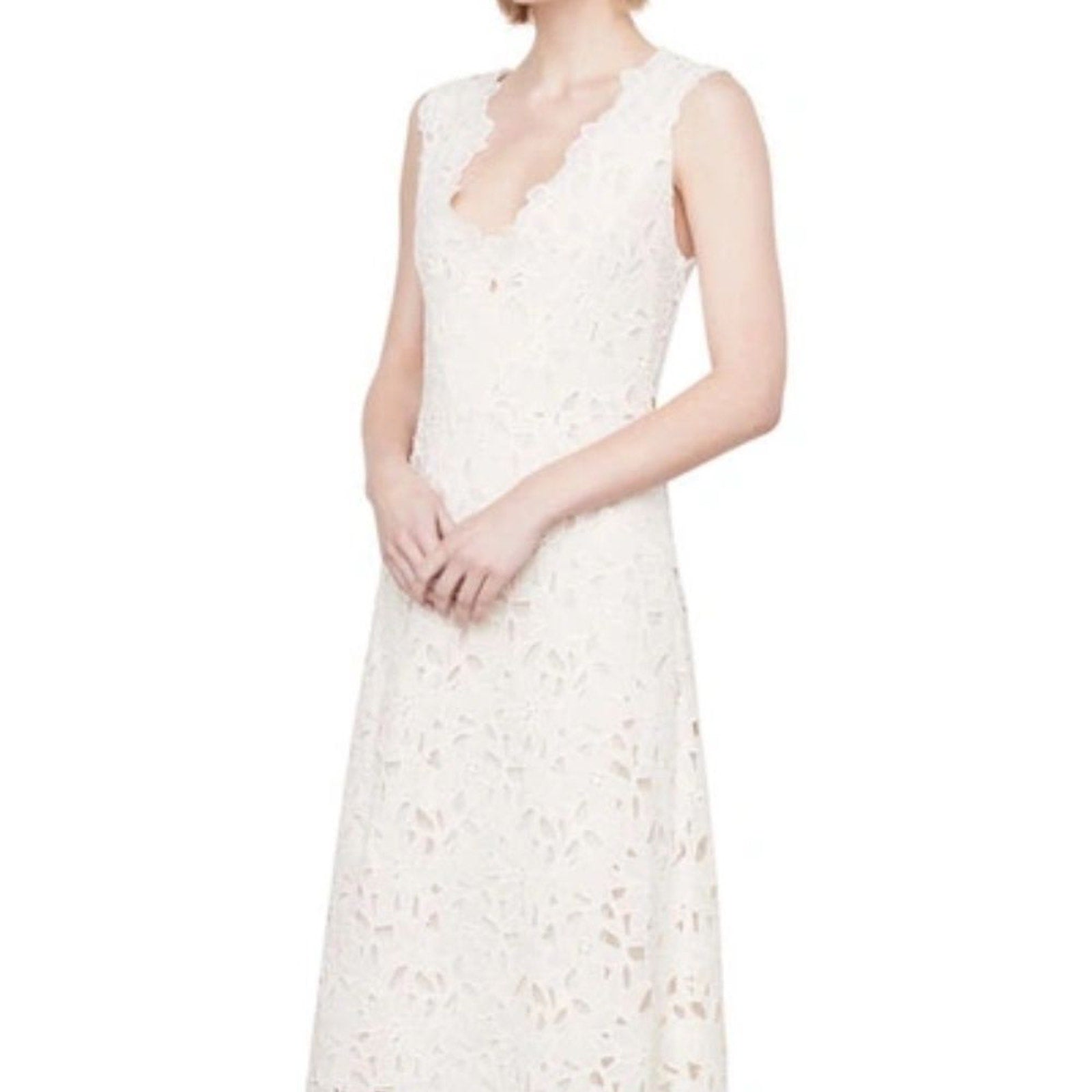 NEW Vince Nouveau Lace V-Neck Dress - size 2