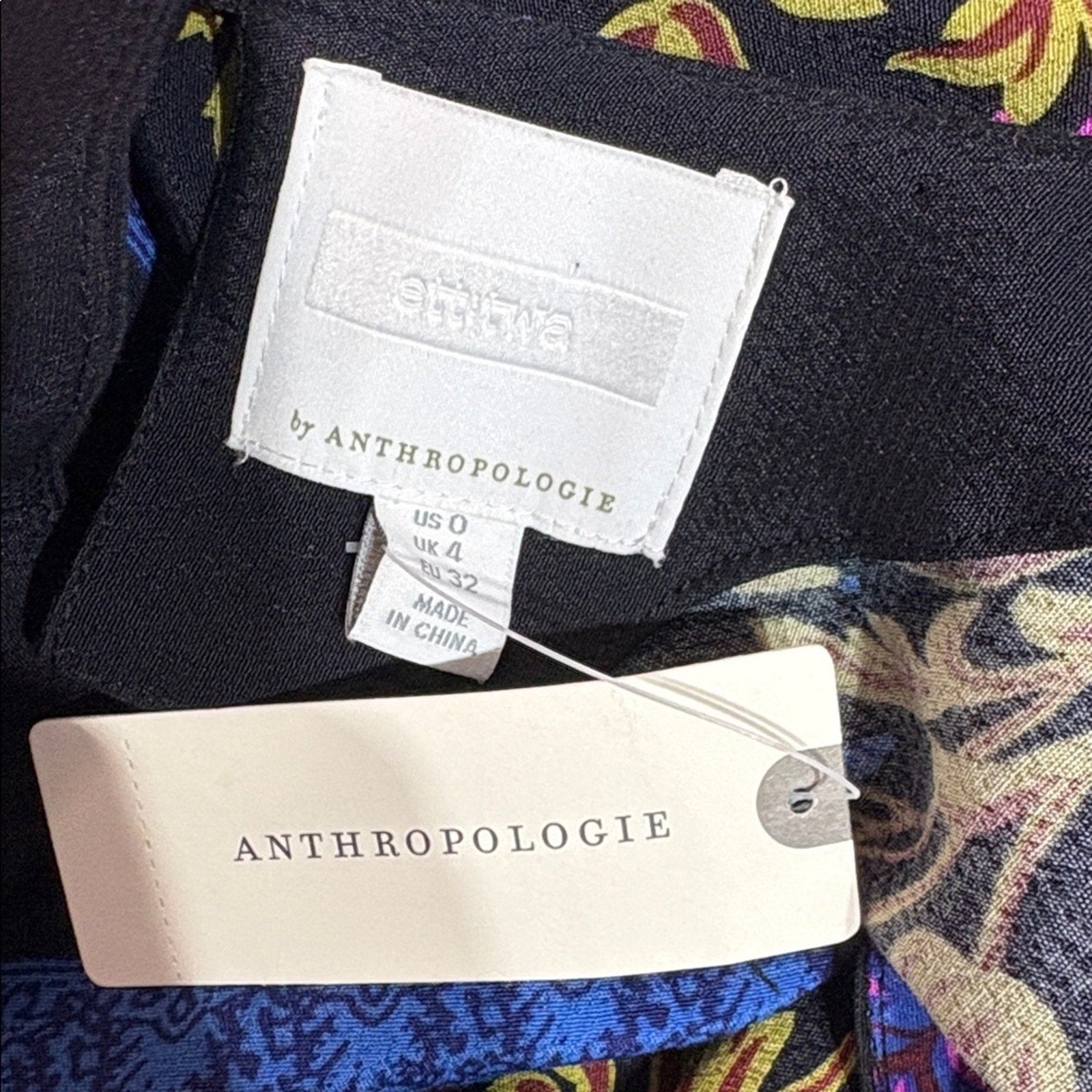 NWT Anthropologie Scarf-Printed Jumpsuit - size 0