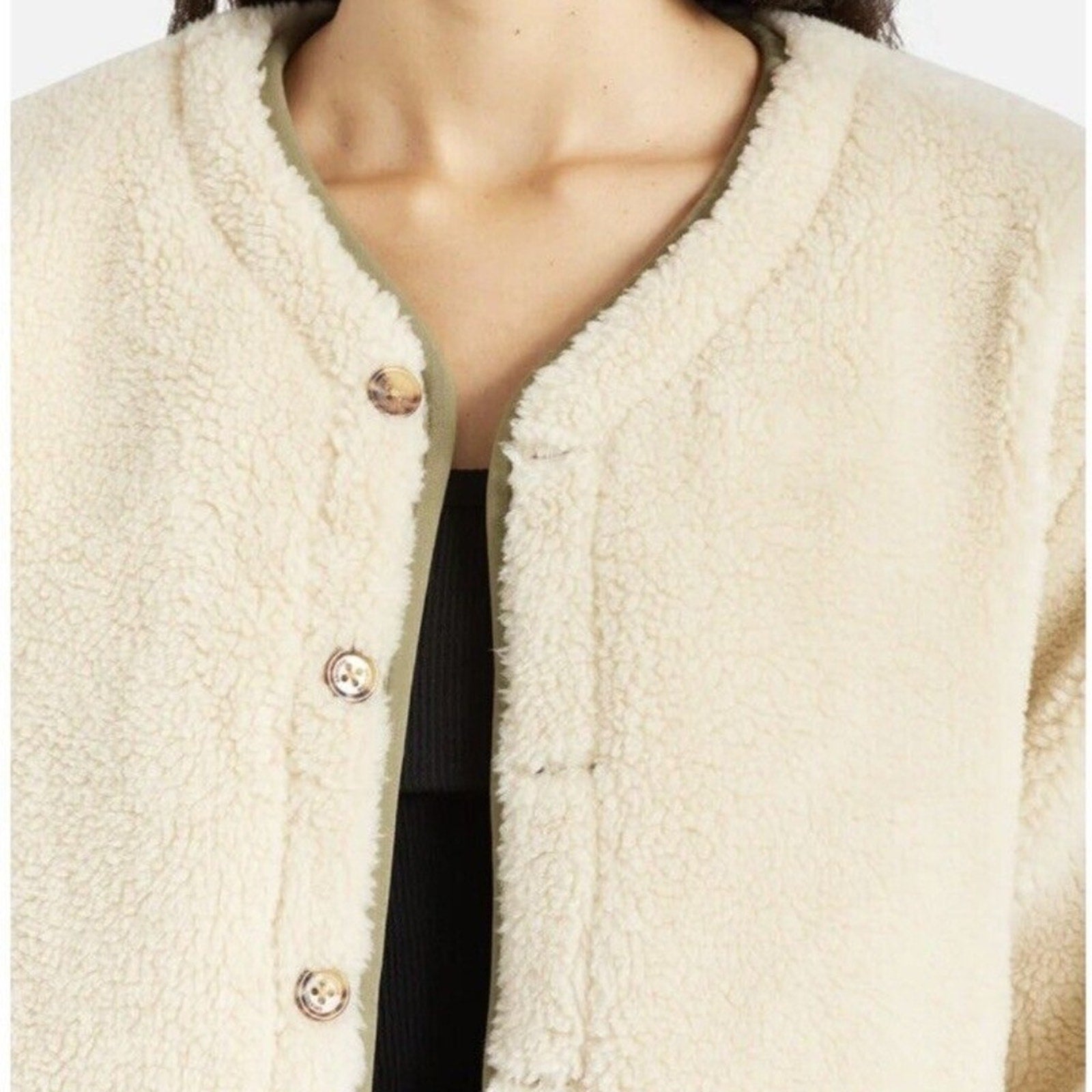 Brixton Sherpa Reversible Padded Jacket Women’s Size XS