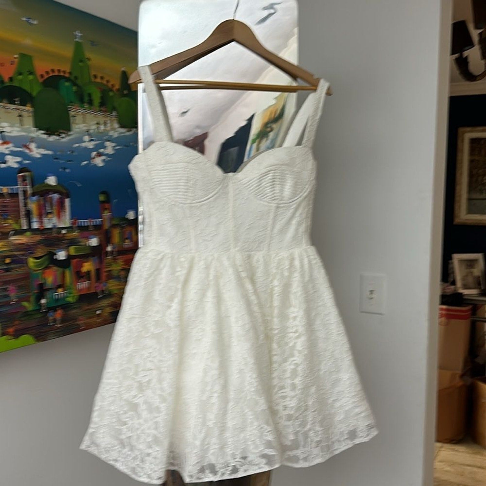 NWT Bardot x REVOLVE Lotus Lace Mini Dress - size 10/XL