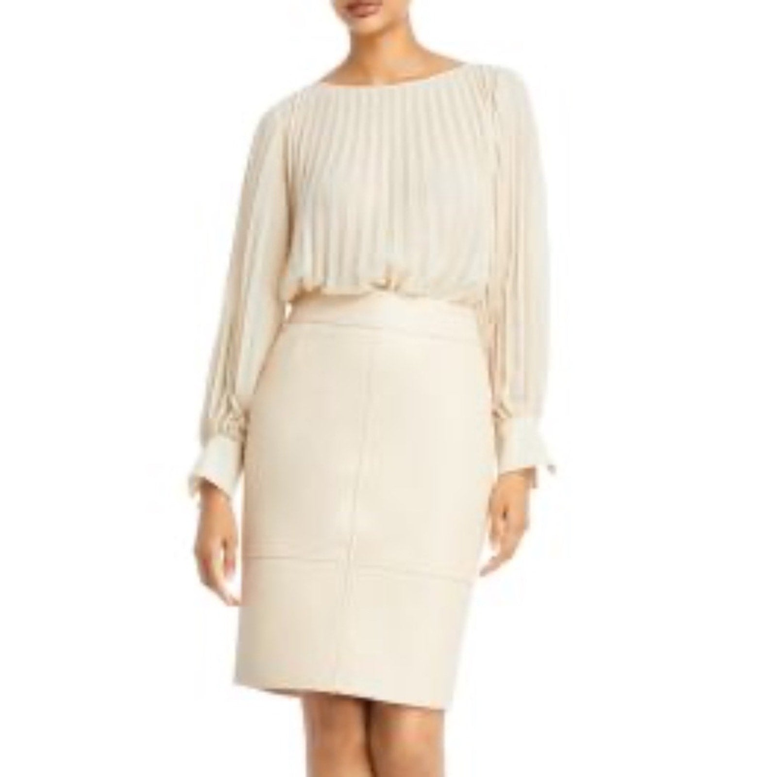 NWT BOSS Ipuna Pleated Blouse - size 10