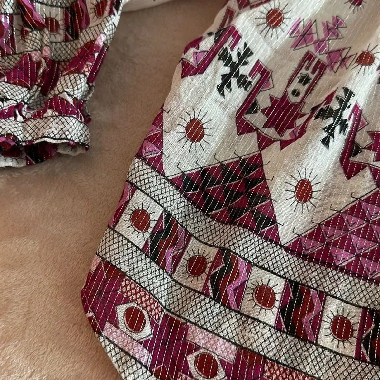 NEW ISABEL MARANT ETOILE Salika printed cotton blouse - size 38 (US 6)