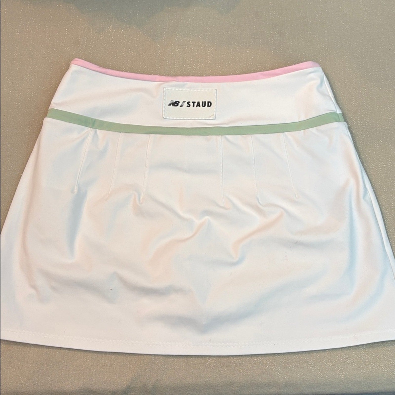 STAUD New Balance X Tennis pickleball golf WHITE skirt skort - size small