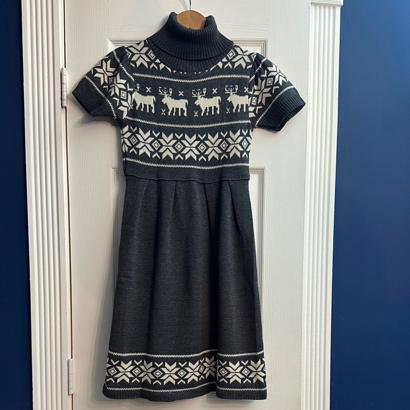 Hallhuber alpine knit dress size XS