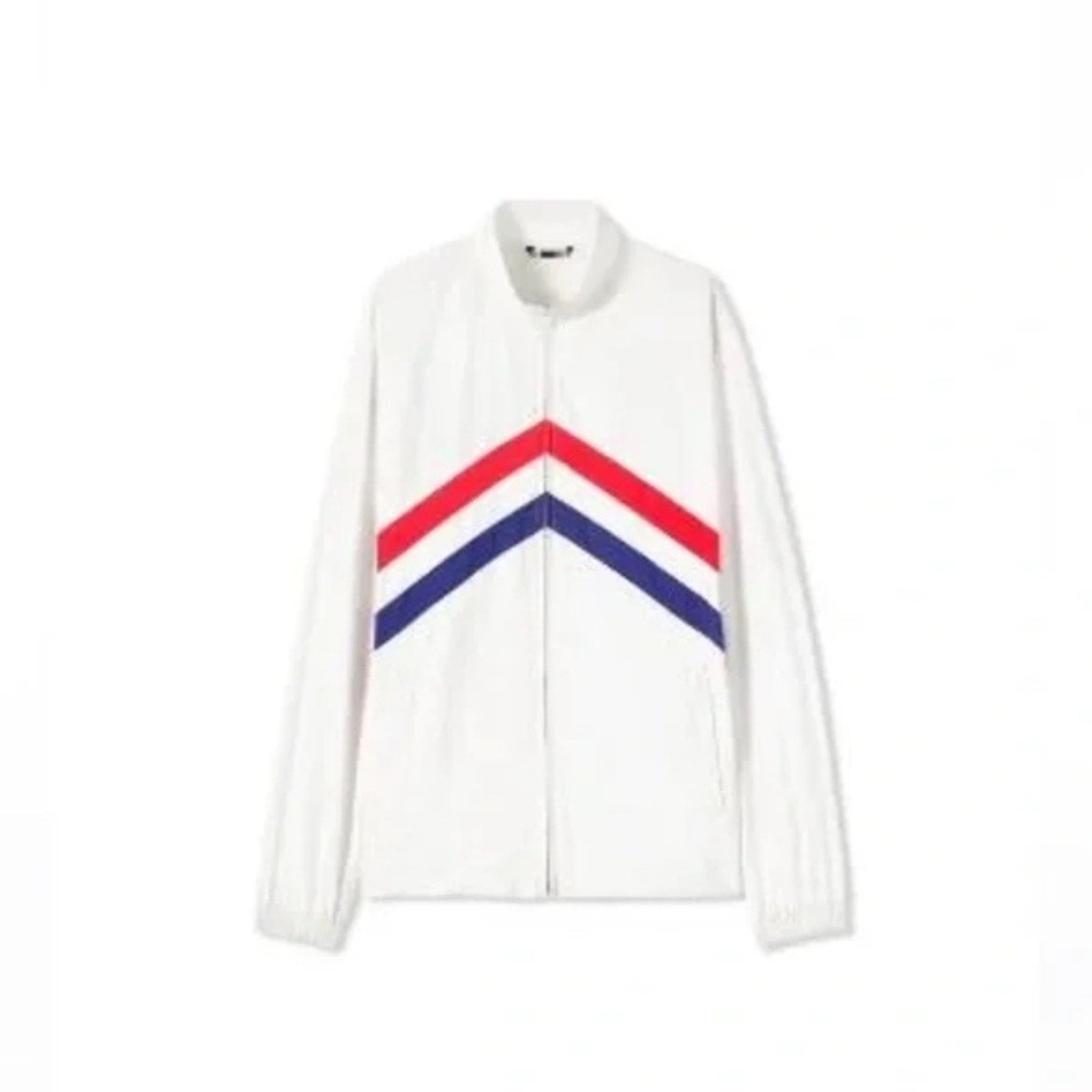 TORY BURCH Sport Snow White Jacket windbreak Orig $200 - size L