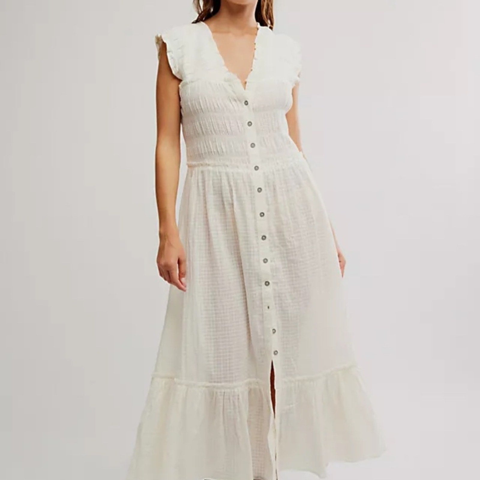 NEW Free People Desert Dazed Midi Dress - size large