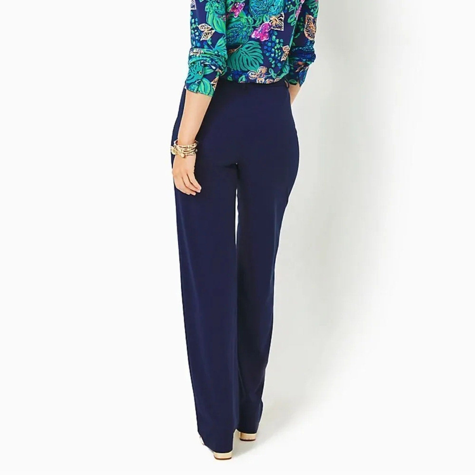 NWT Lilly Pulitzer 32" Lyndie Pant in Onyx (black)