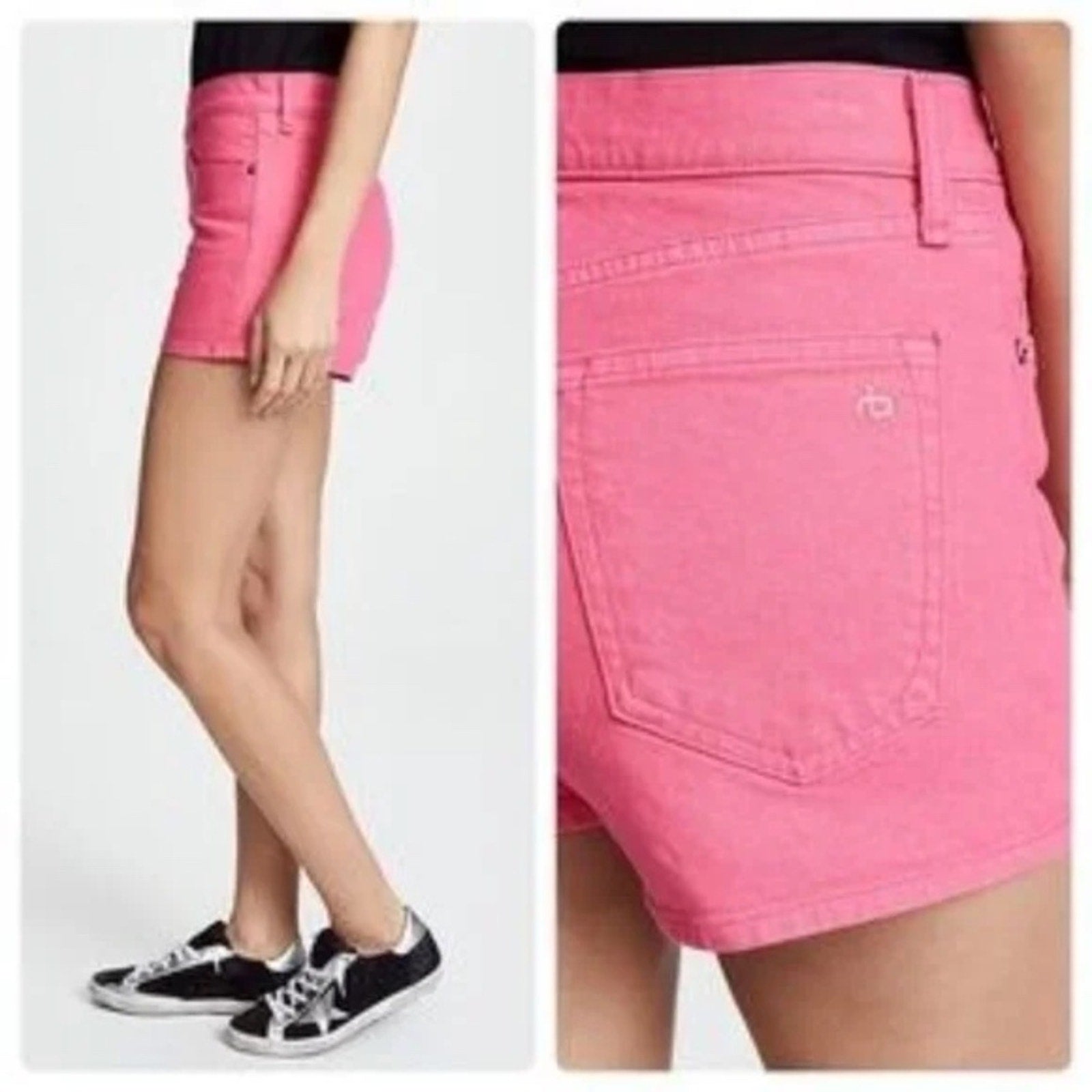 Rag & Bone Justine Short in Bull Pink - size 32