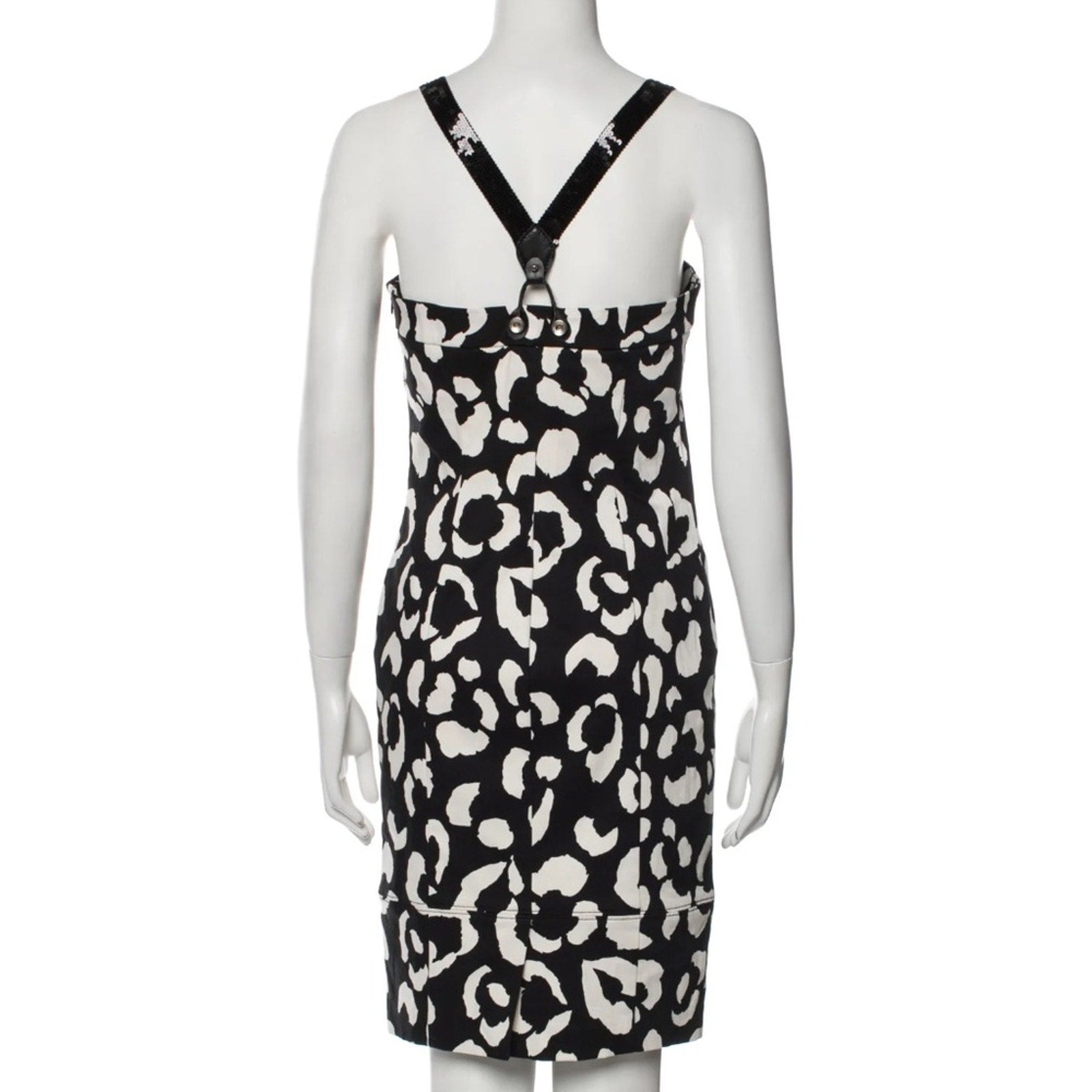 Moschino Jeans Printed Knee-Length Dress - size 8