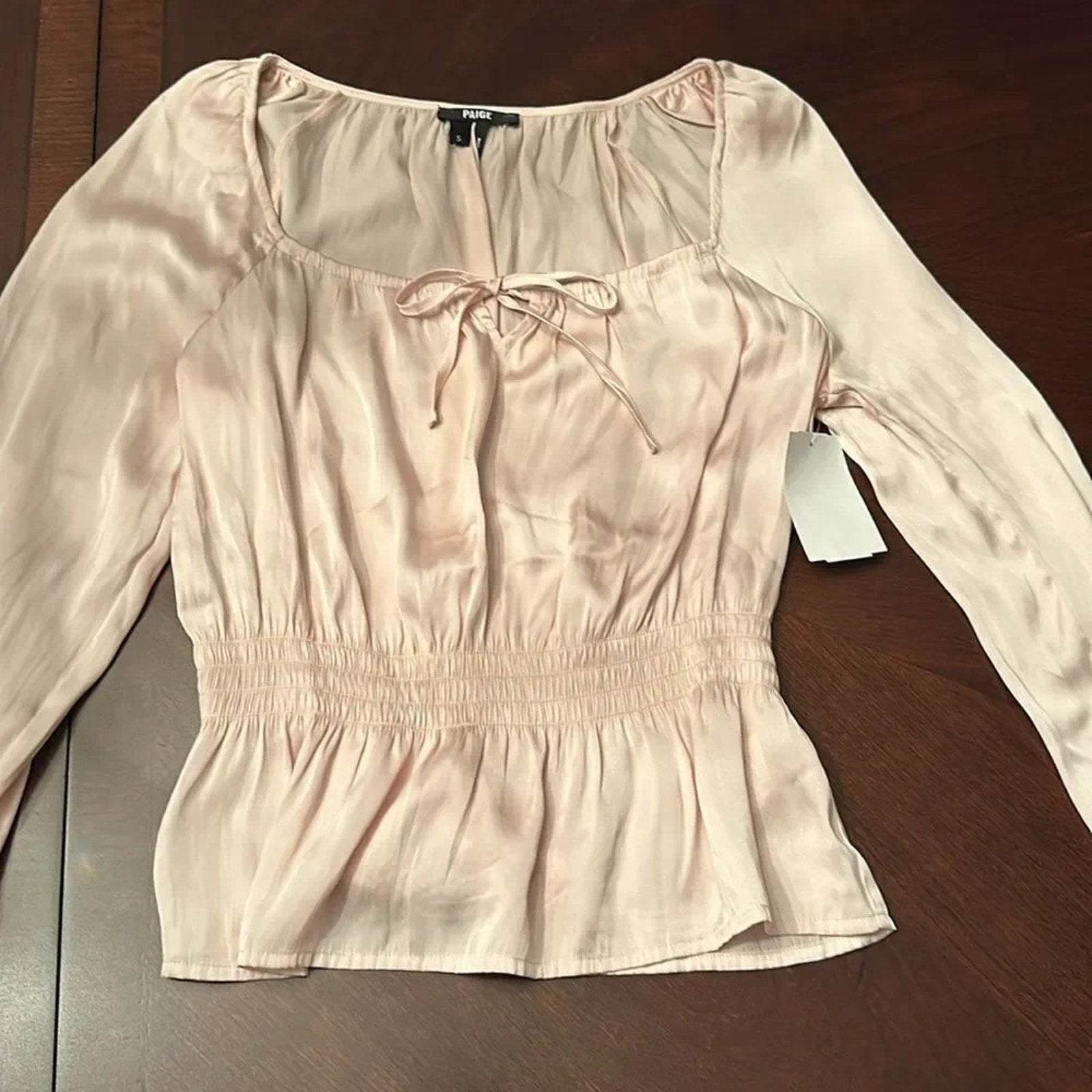 NWT Paige Odalyn Peasant Top - Size S