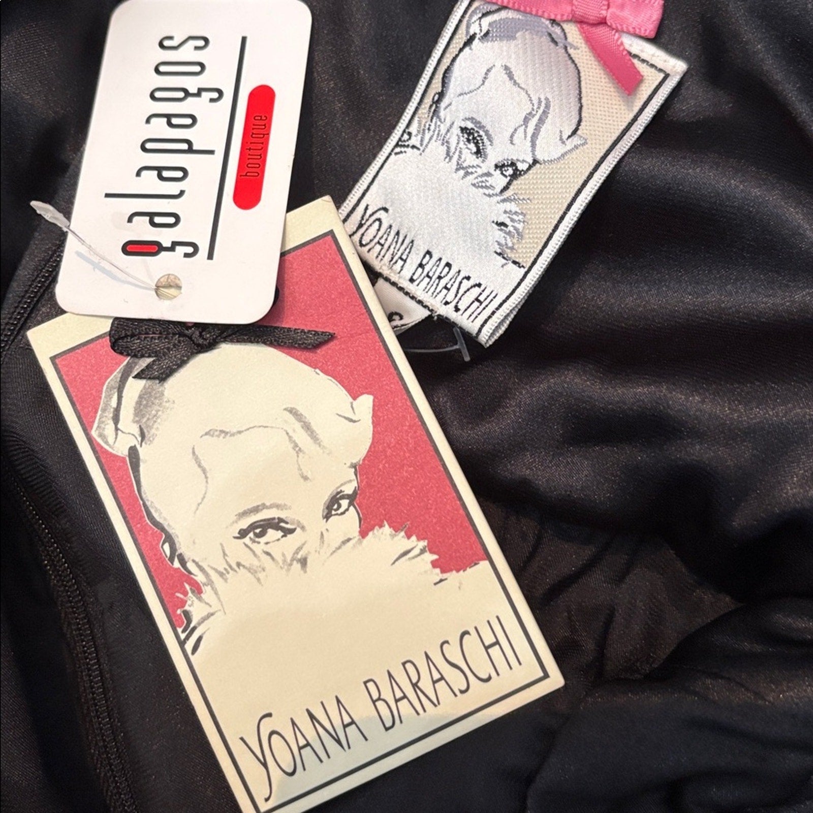 NWT Yoana Baraschi Neoclassic Lace Rockabilly Bow Black Tie Sheath Dress - 6