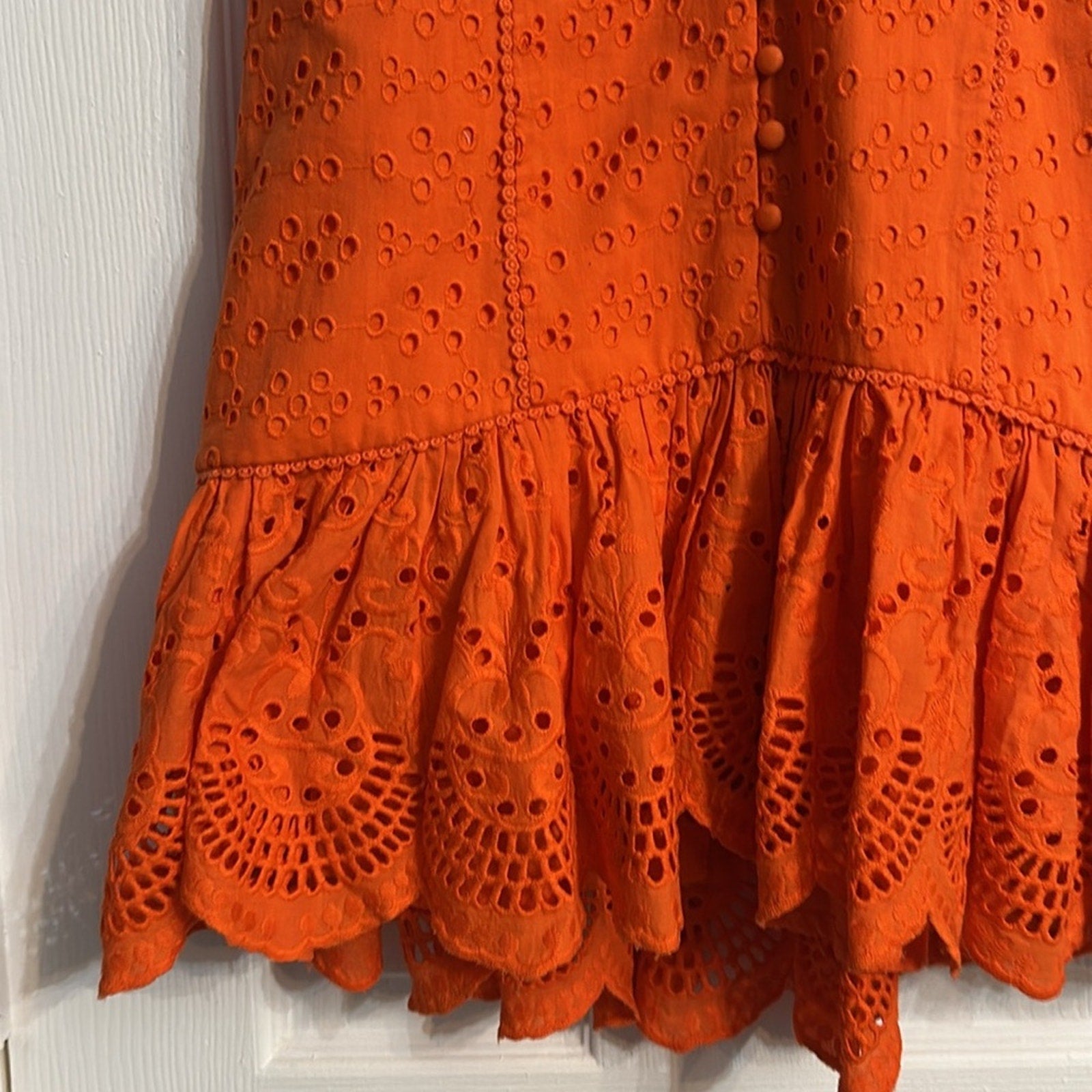 Significant Other Orange eyelet dress - size 4