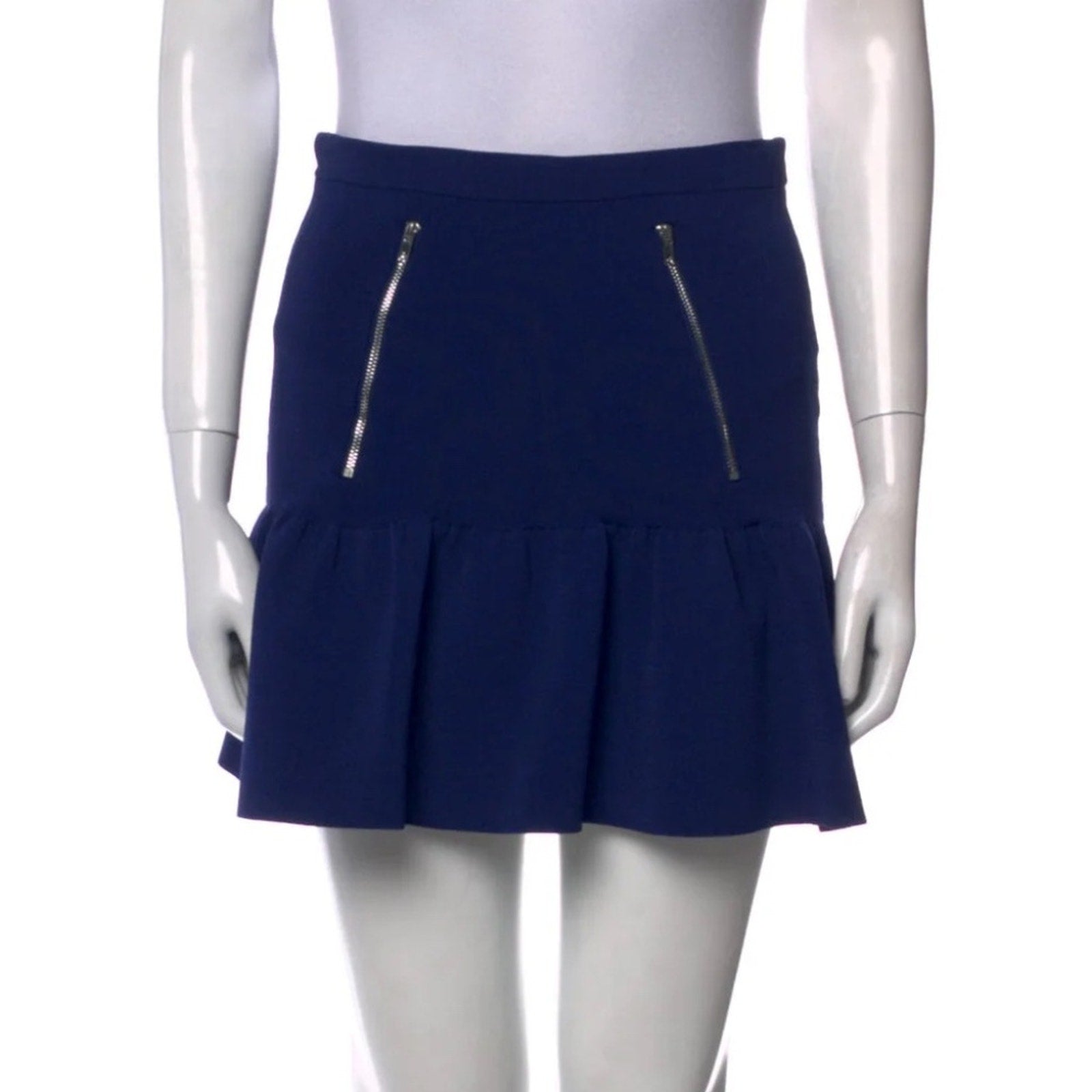 Sandro Short pleated Blue skirt - size 2