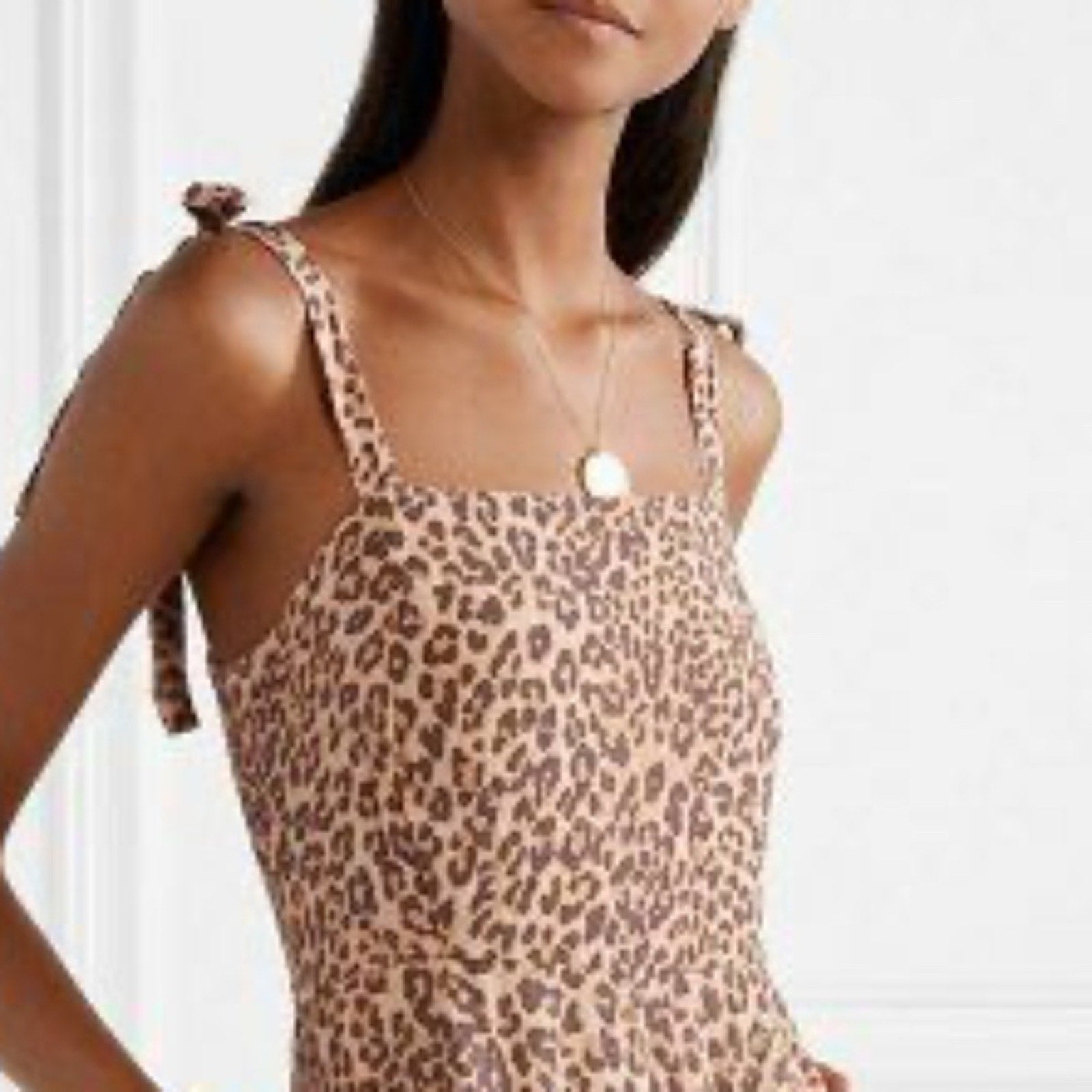 NWT FAITHFULL THE BRAND Elsa Leopard Animal Print Jumpsuit - size 2