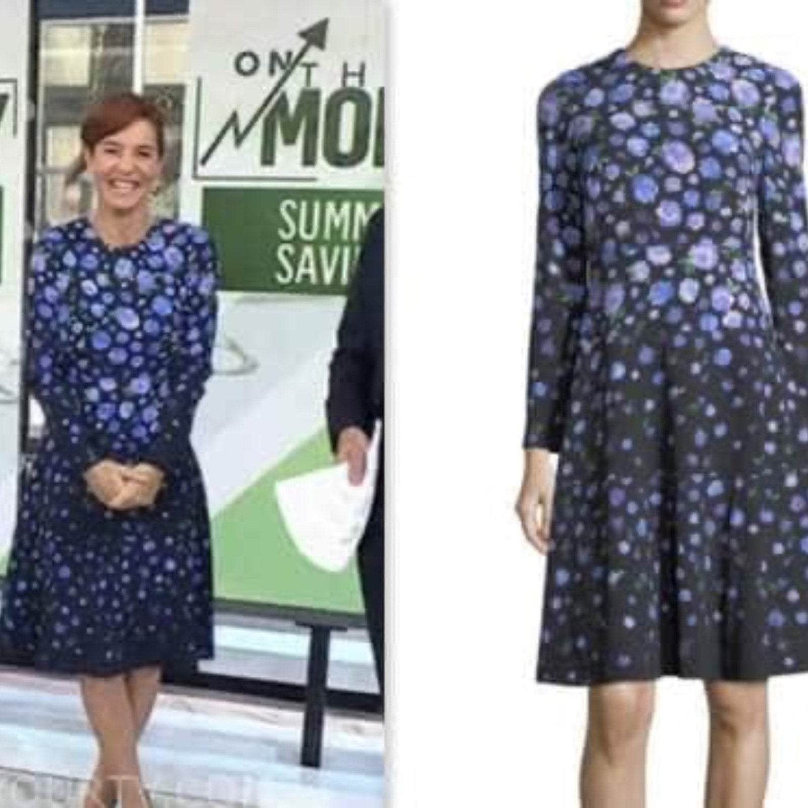 Lela Rose Floral Crepe Dress - size 4