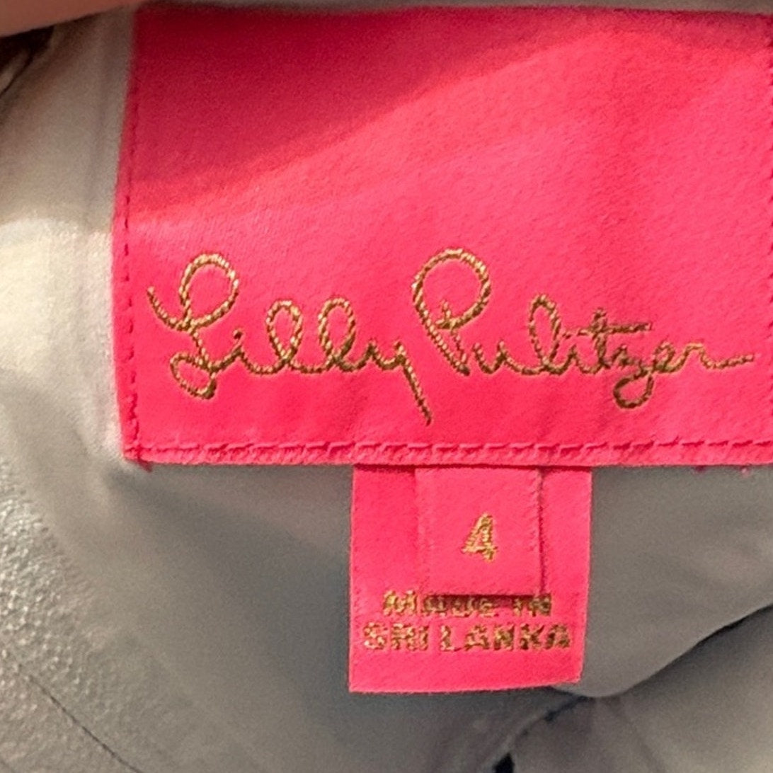 NEW Lilly Pulitzer Zoya Ruffle Romper, Mini Dress Floral Ruffle - size 4