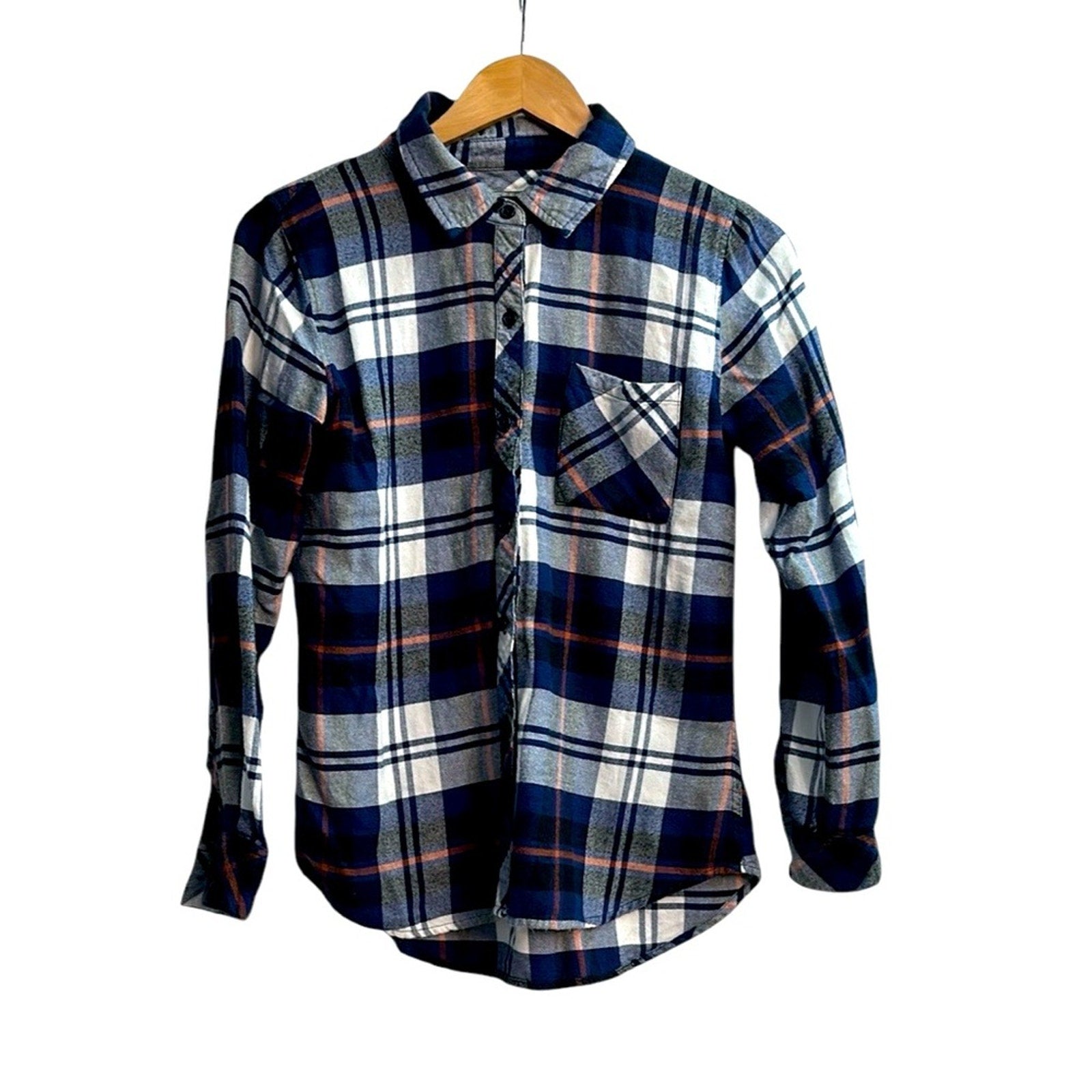 Rails plaid navy shirt - size XS