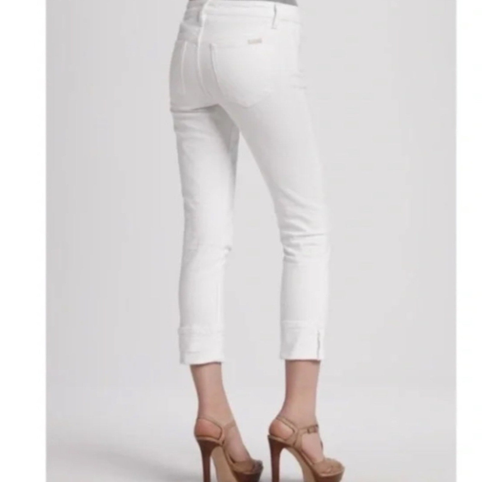 Joe’s Jeans Clean Cuffed White Cropped - 27
