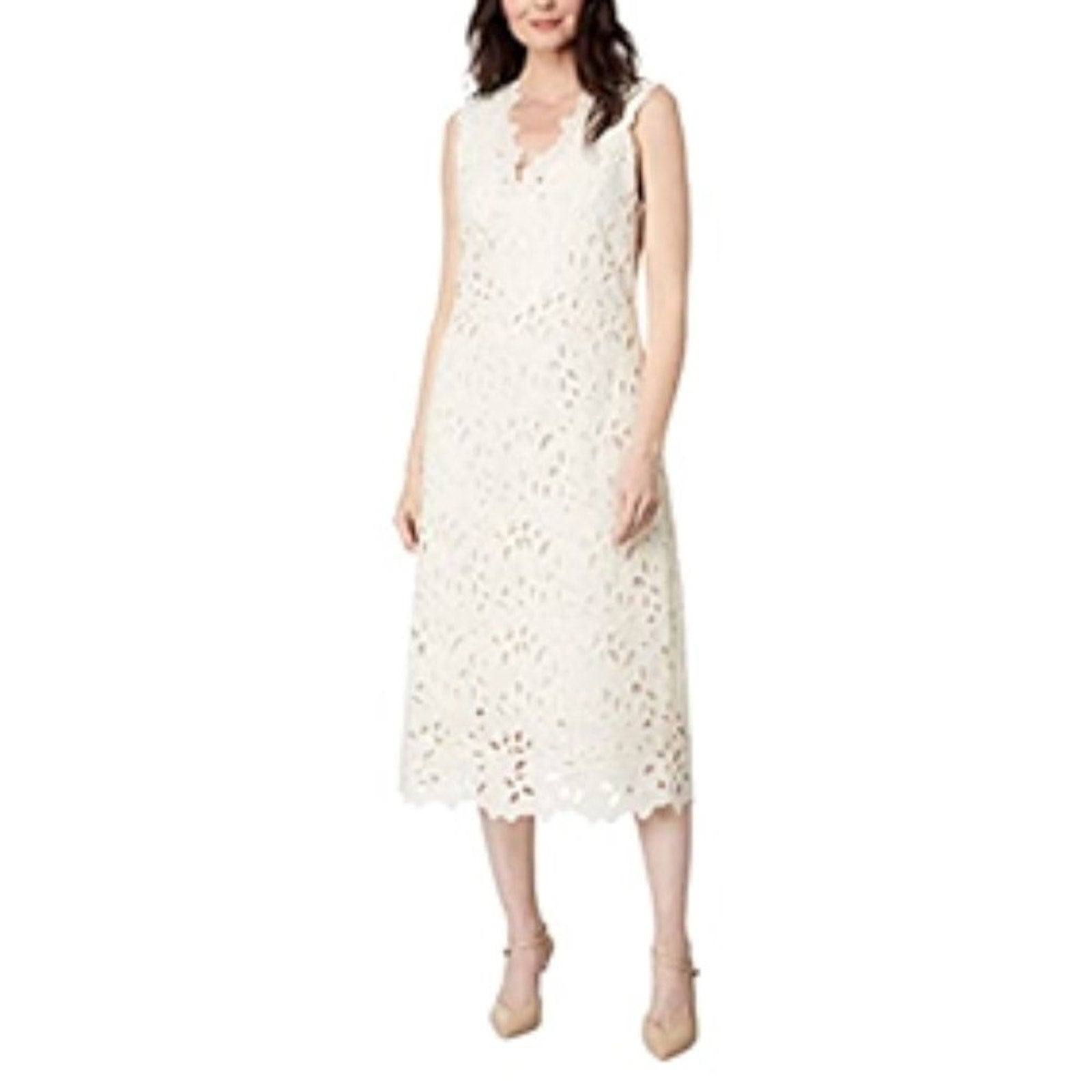 NEW Vince Nouveau Lace V-Neck Dress - size 2