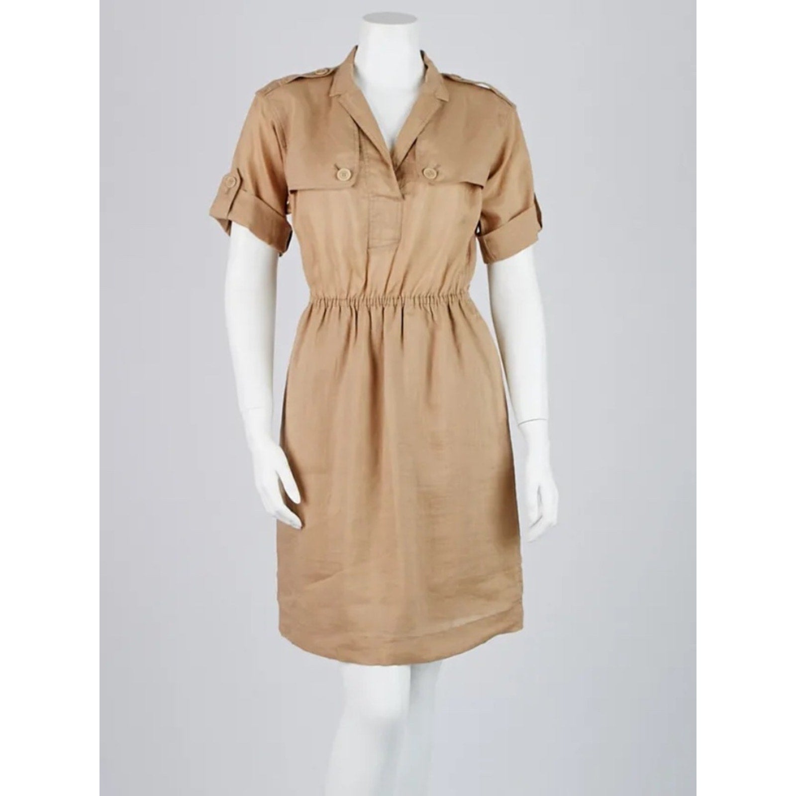 Burberry Brit Ramie Shirt Dress - 2