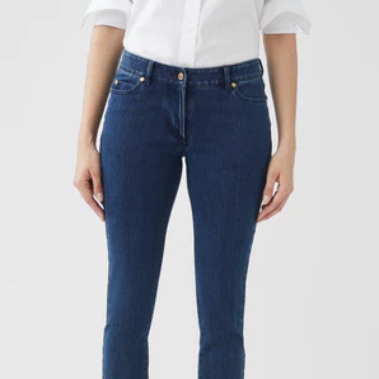 J. McLaughlin Lexi Jeans Stretch Slim Fit Mid Rise - size 6