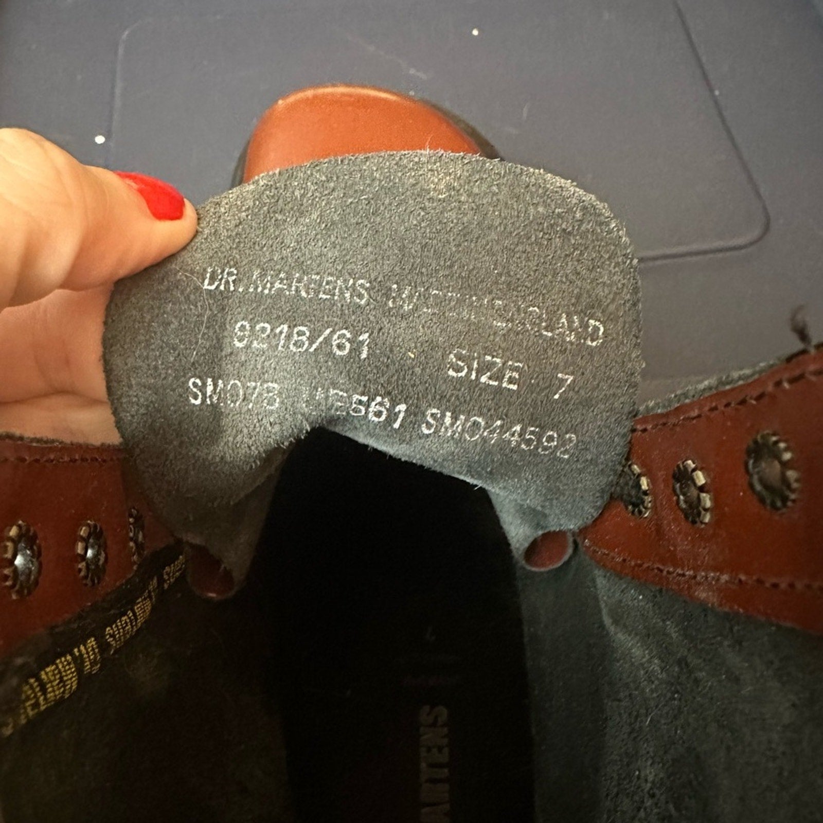 Vintage Doc Marten Cinnamon Boots - 9