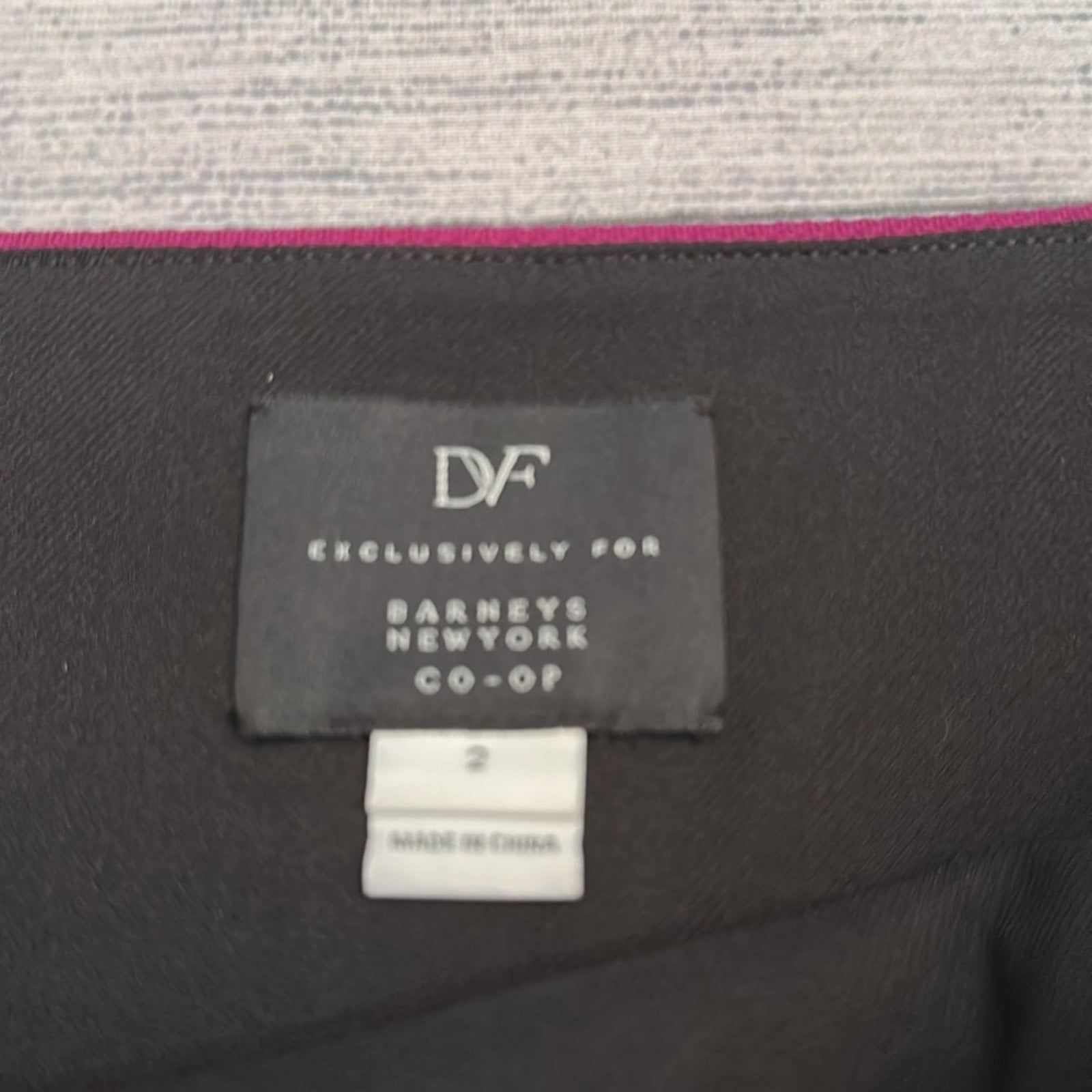 Diane Von Furstenberg colorblock skirt - size 2
