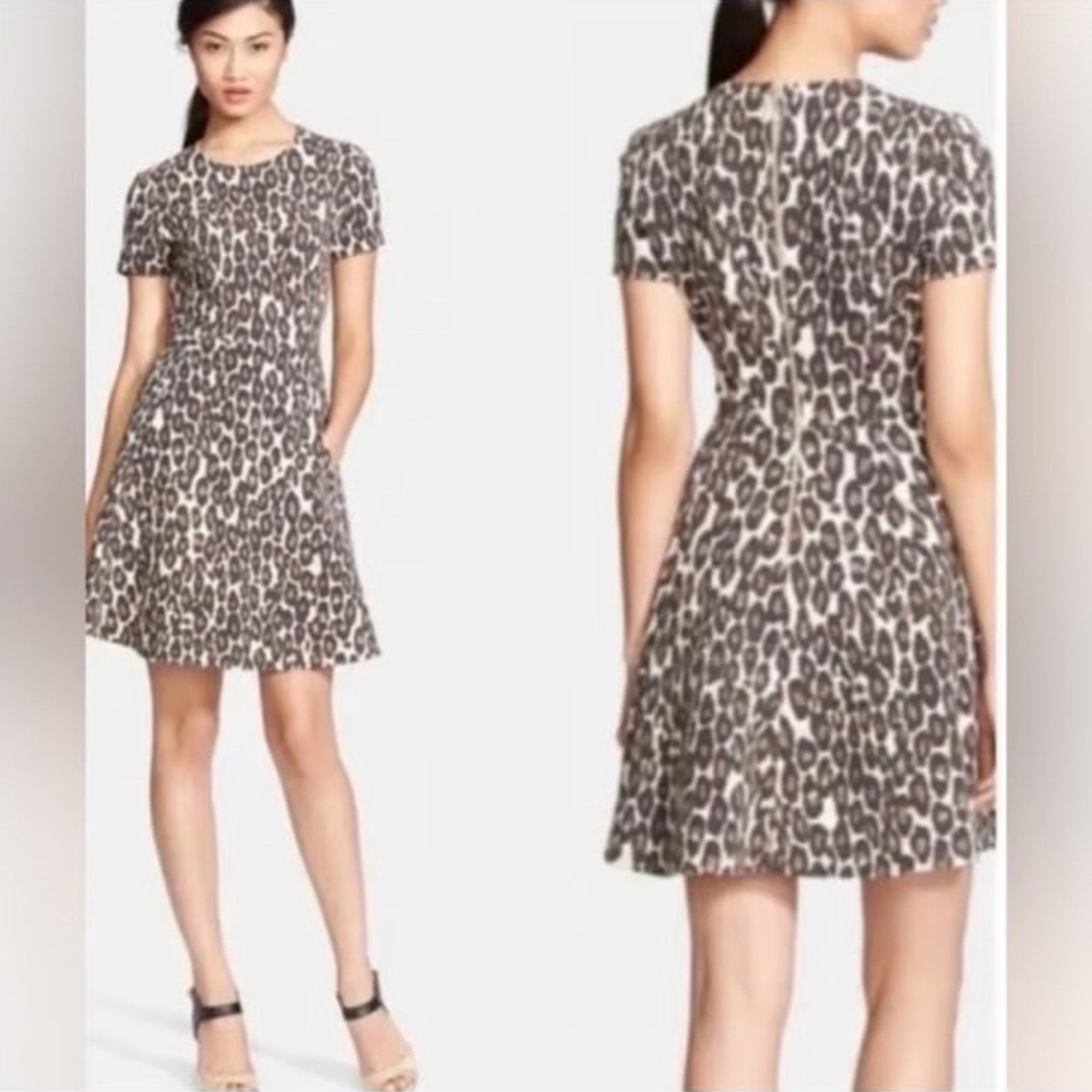 Kate Spade Leopard Print Dress - size 6