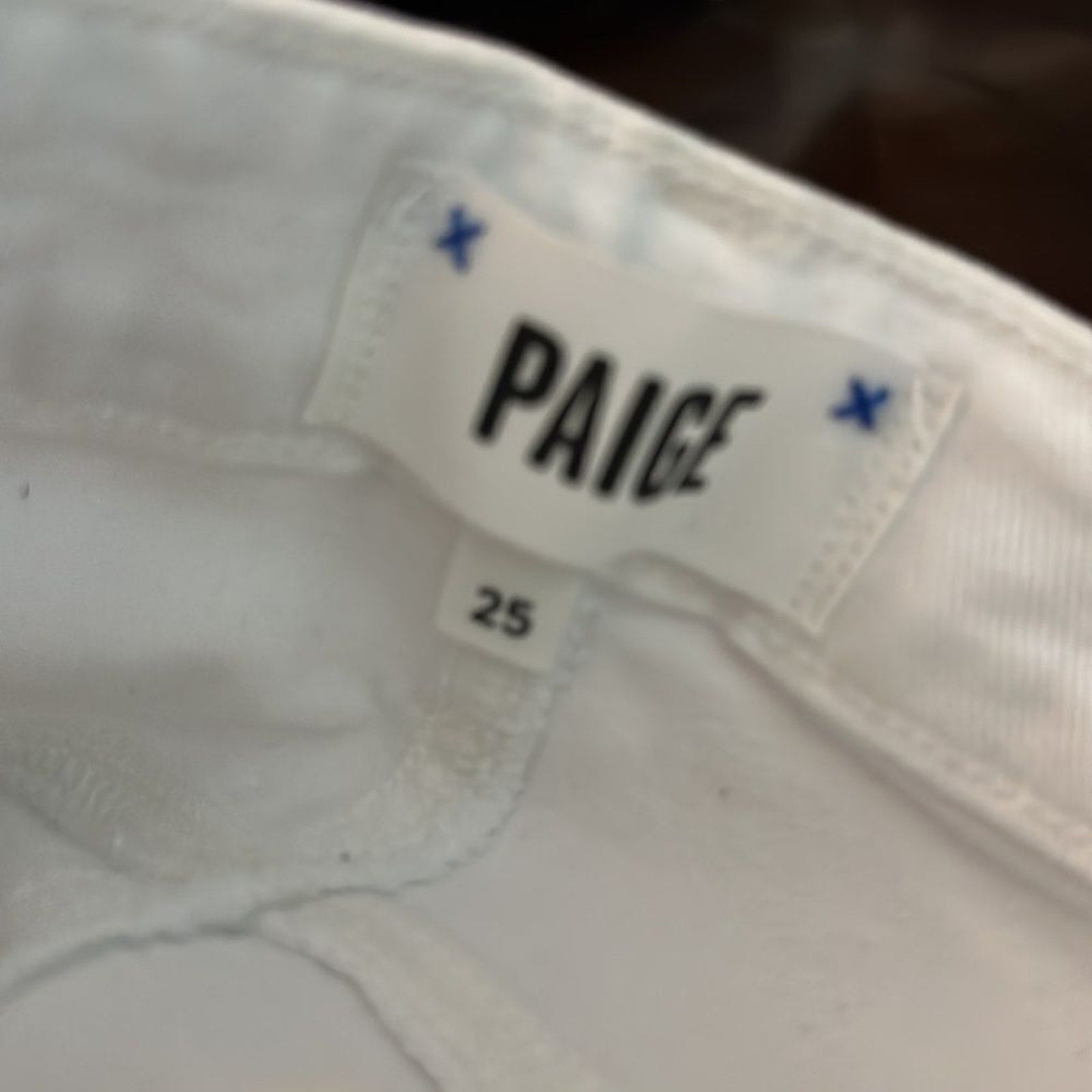 NWT Paige High Rise Laurel Canyon 32" - Crisp White - 25