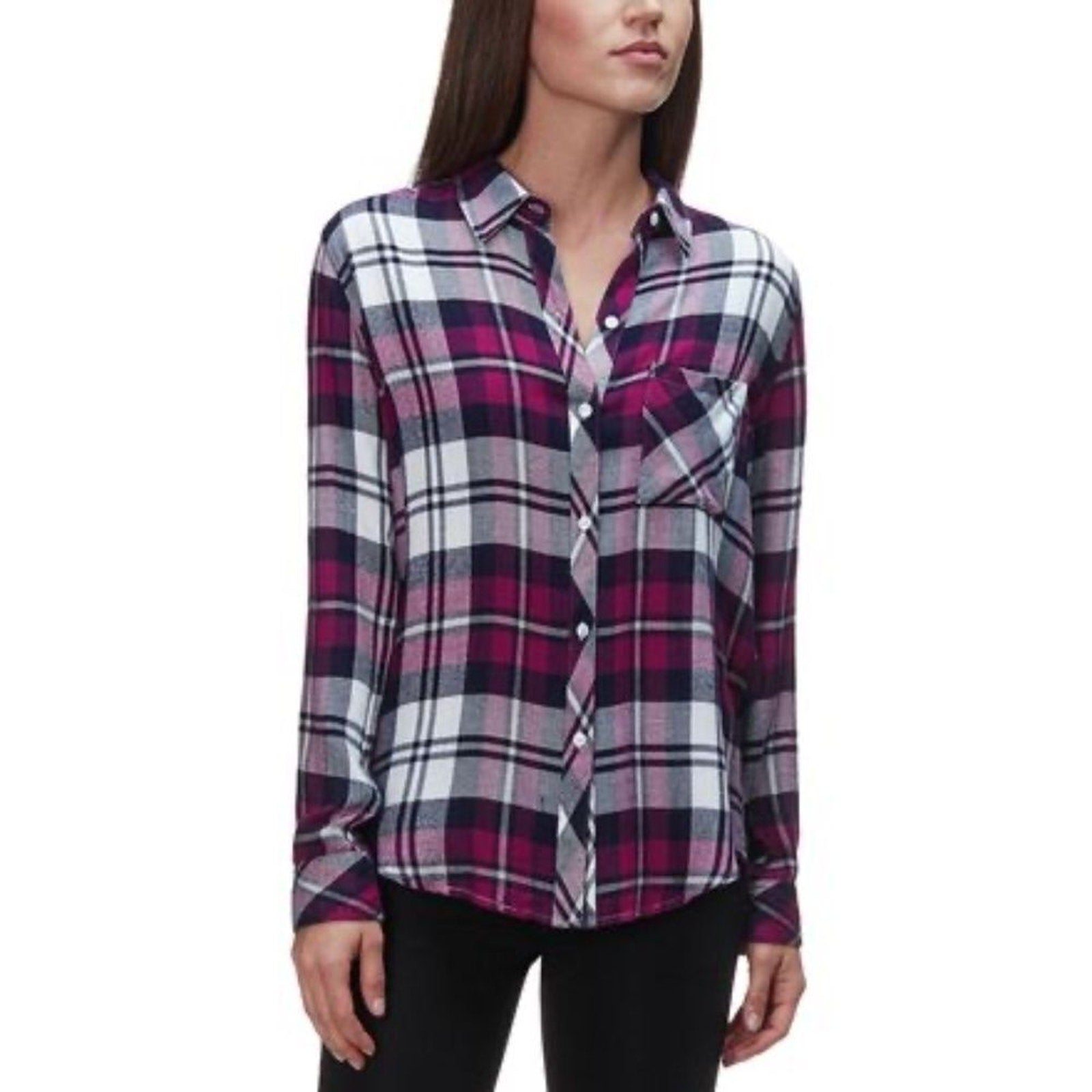 NEW Rails Hunter Lychee, Navy, & White - size small