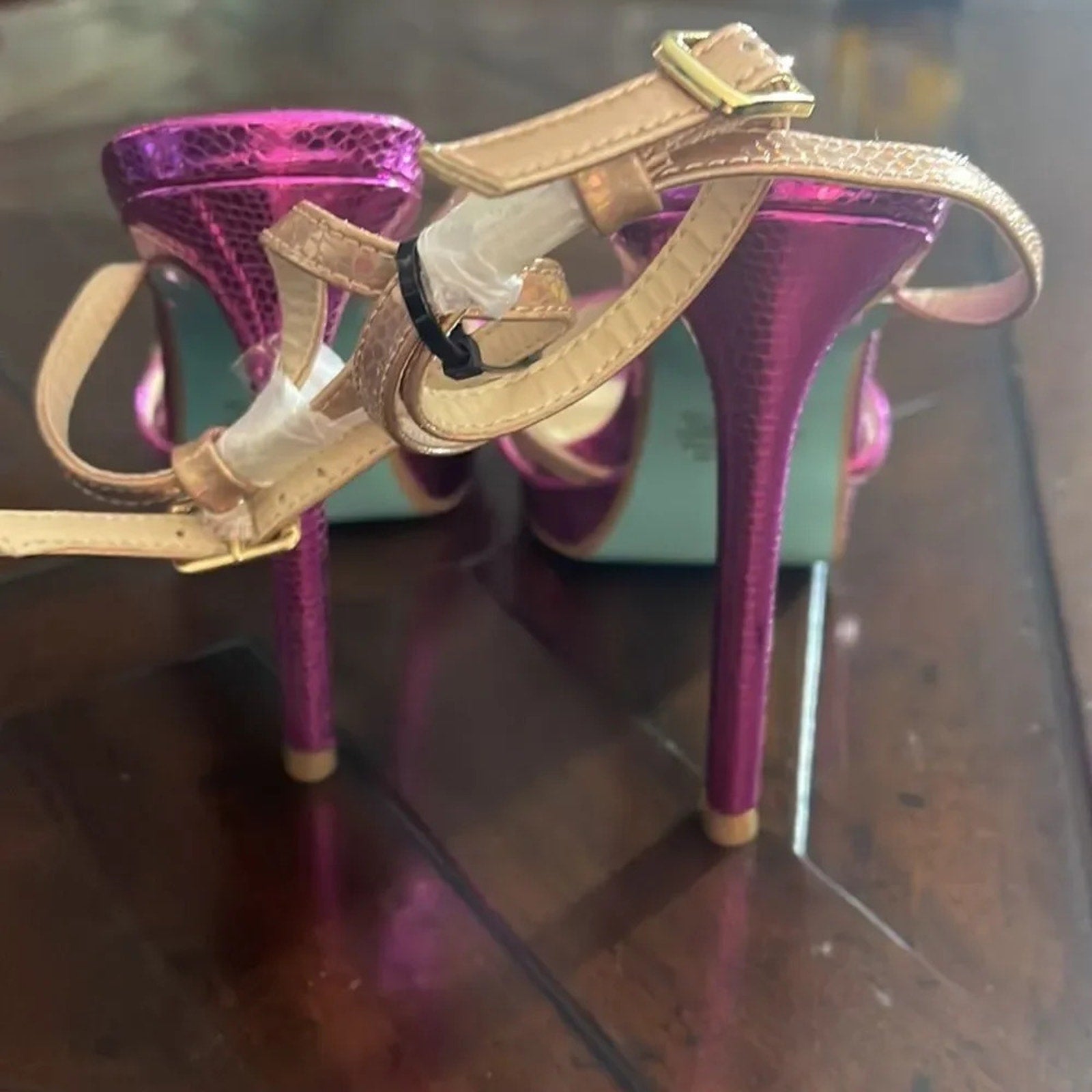 NEW Betsey Johnson Women's Sb-adde Heeled Sandal - size 5.5