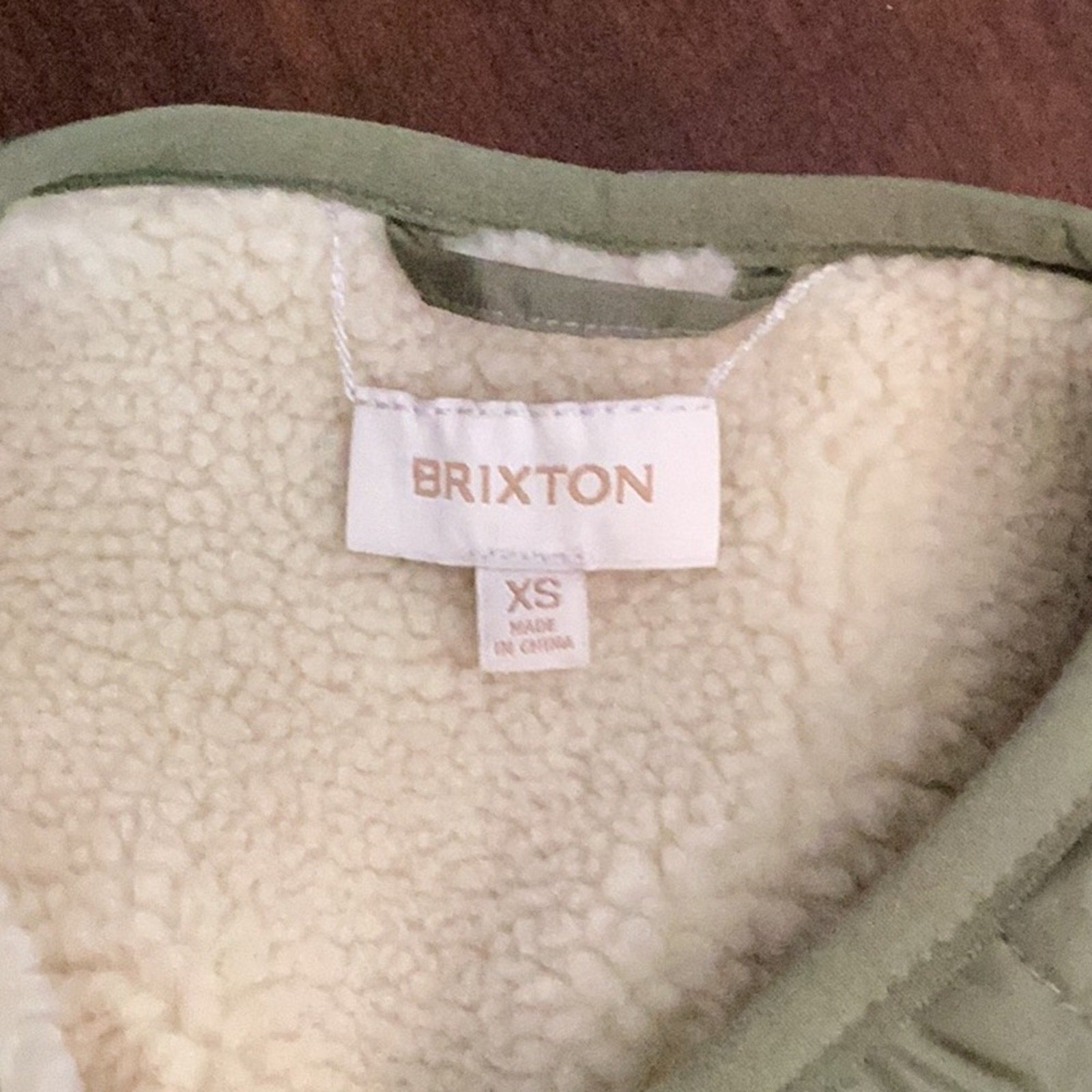 Brixton Sherpa Reversible Padded Jacket Women’s Size XS