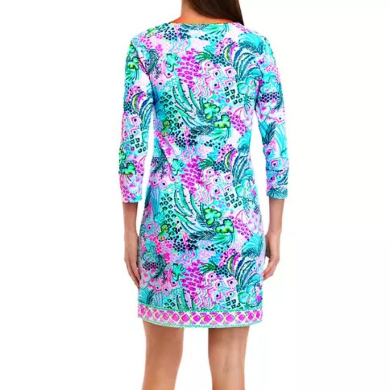 Lilly Pulitzer CHILLY LILLY NADINE DRESS Banana Split - size XXS