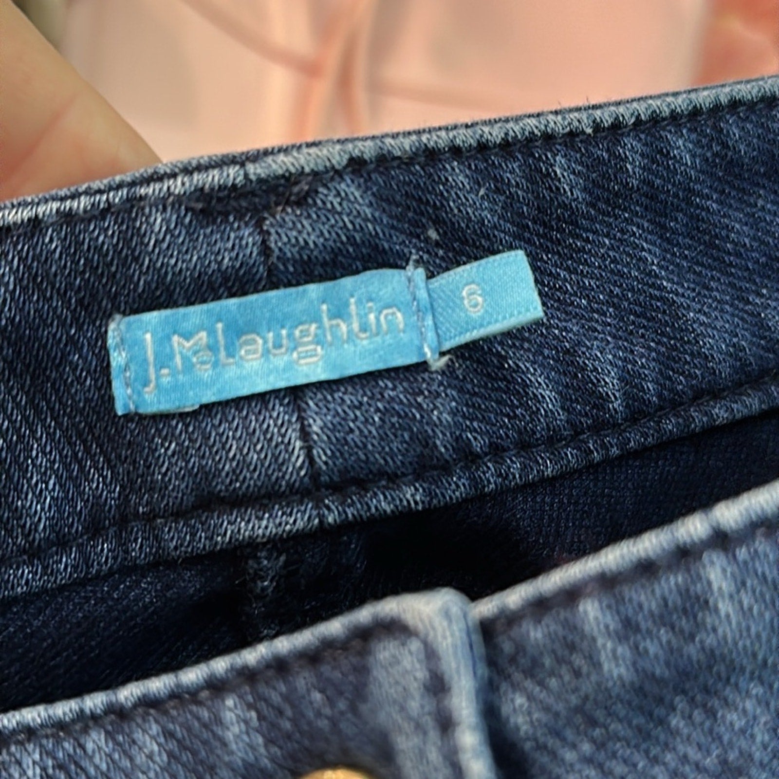 J. McLaughlin Lexi Jeans Stretch Slim Fit Mid Rise - size 6