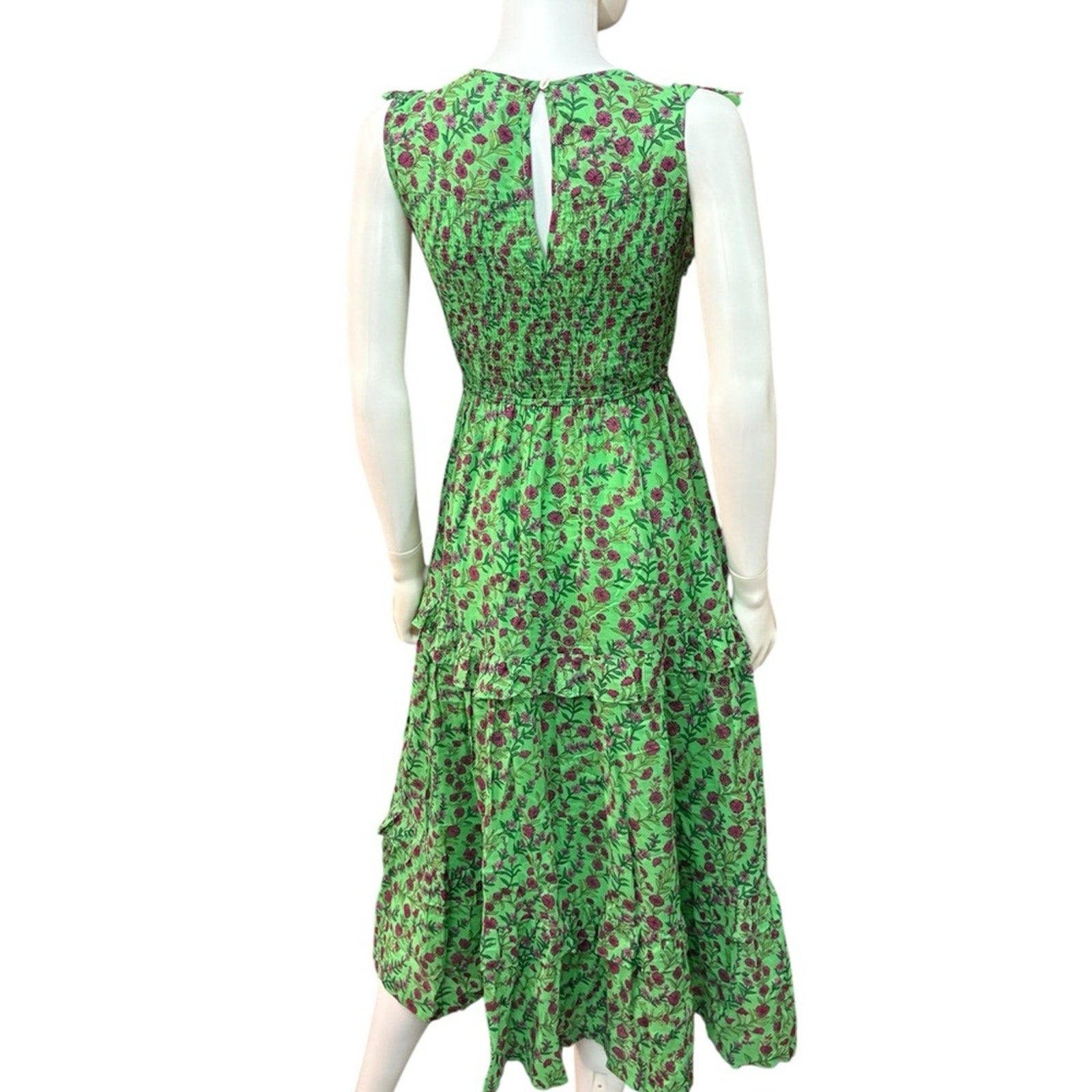 Banjanan Iris Tiered Ruffled Dress - size XS
