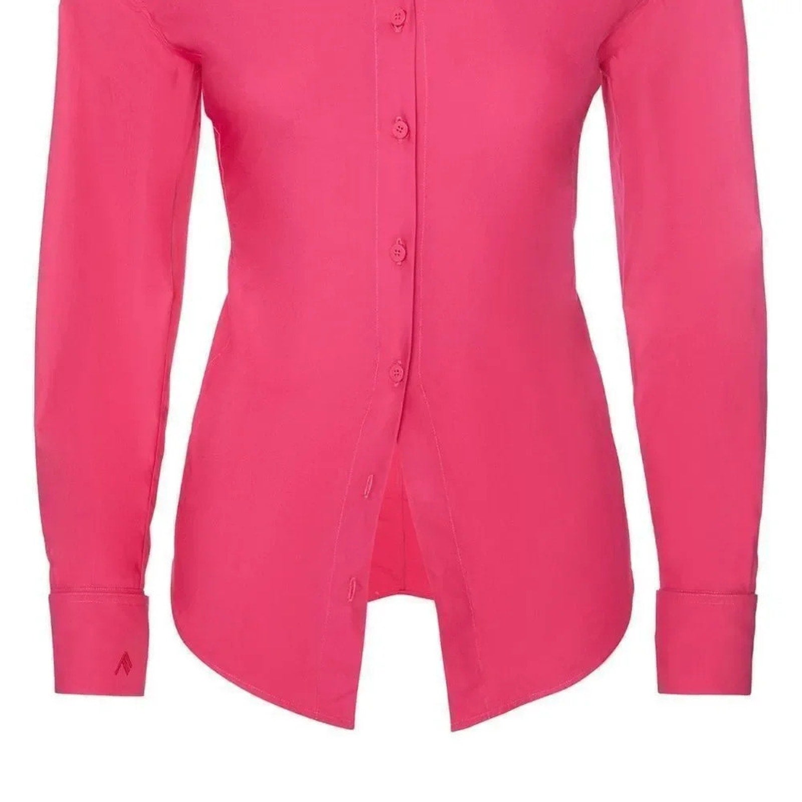 NEW THE ATTICO Women's Pink Lily Shirt - size 36 (US 0)