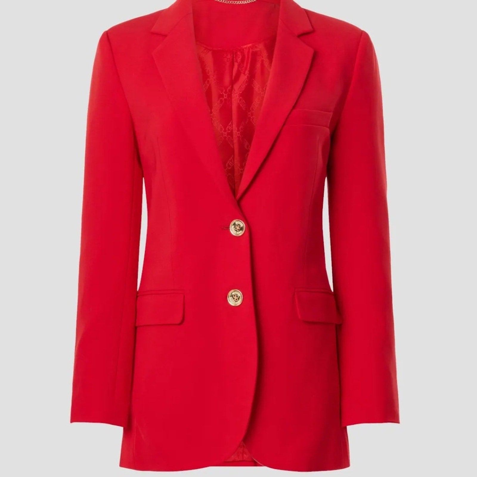 MICHAEL Michael Kors Mensy Two-Button Crepe Blazer - size 12