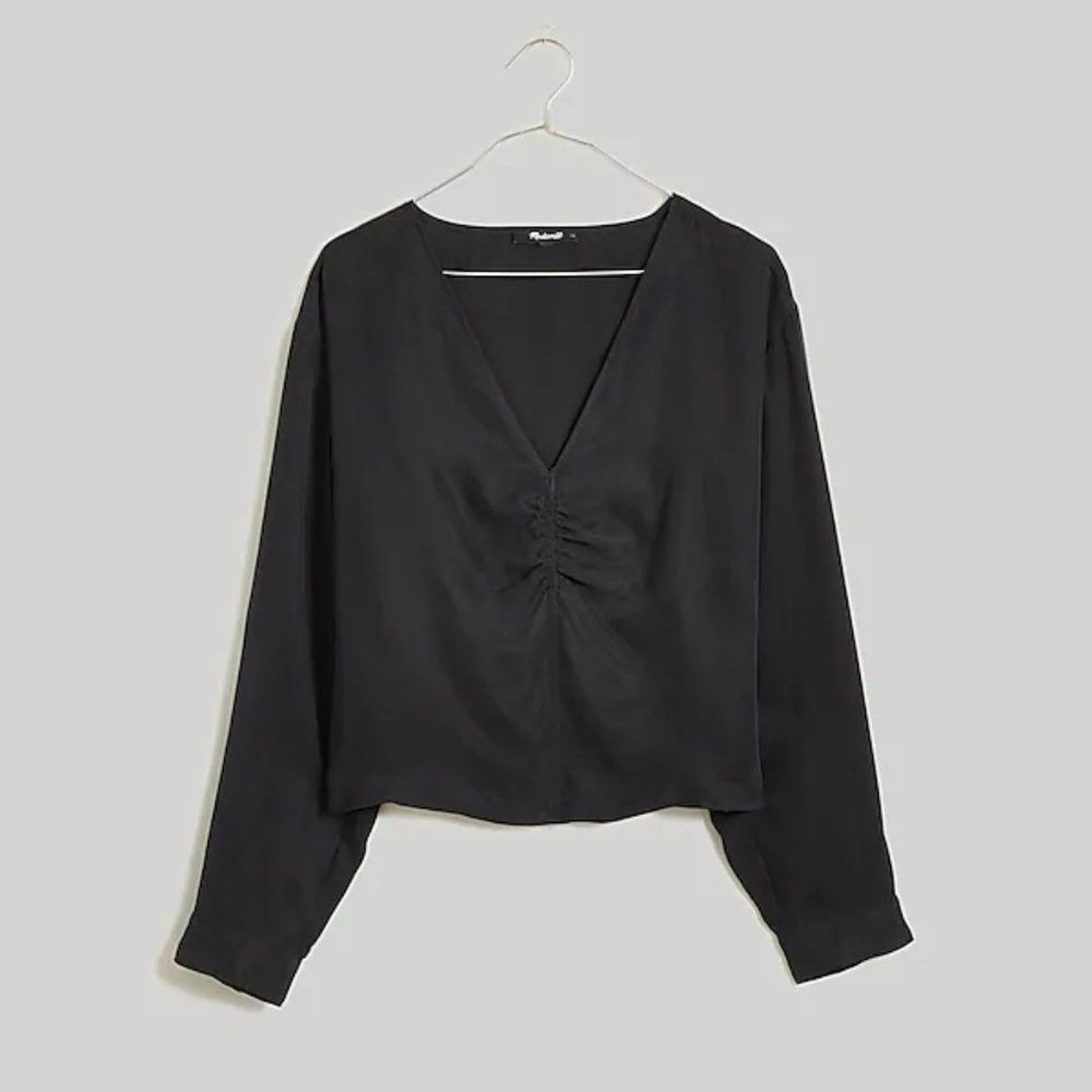 NWT Madewell Brushed Ruched-Front Top - size 2