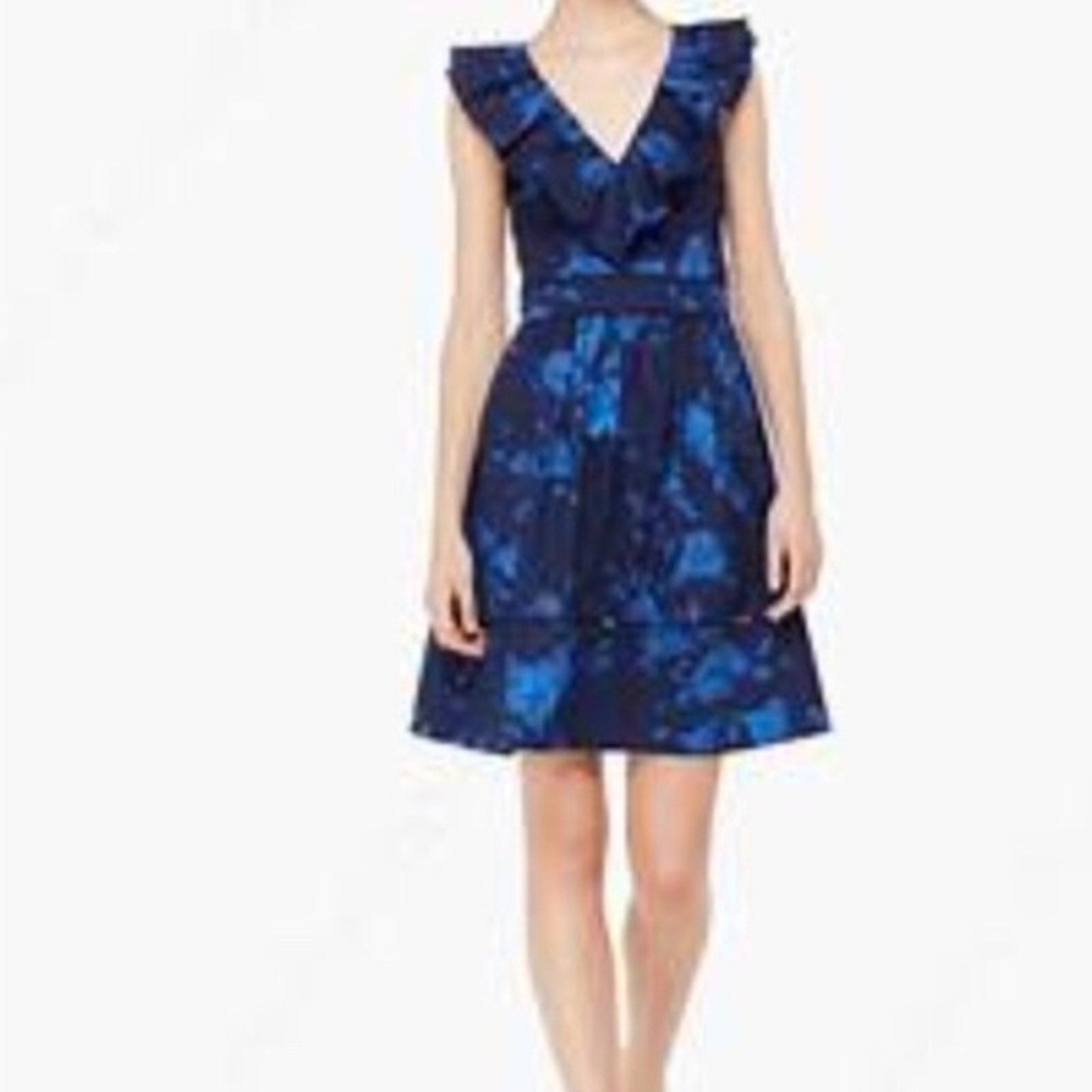 kate spade California Dreaming ruffle neck dress - size 2