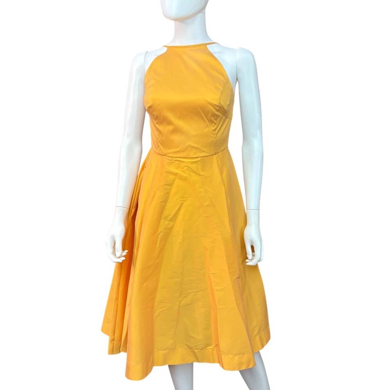 BERNADETTE Satin Taffeta Open-Back Gown - size 38 (= US 6)
