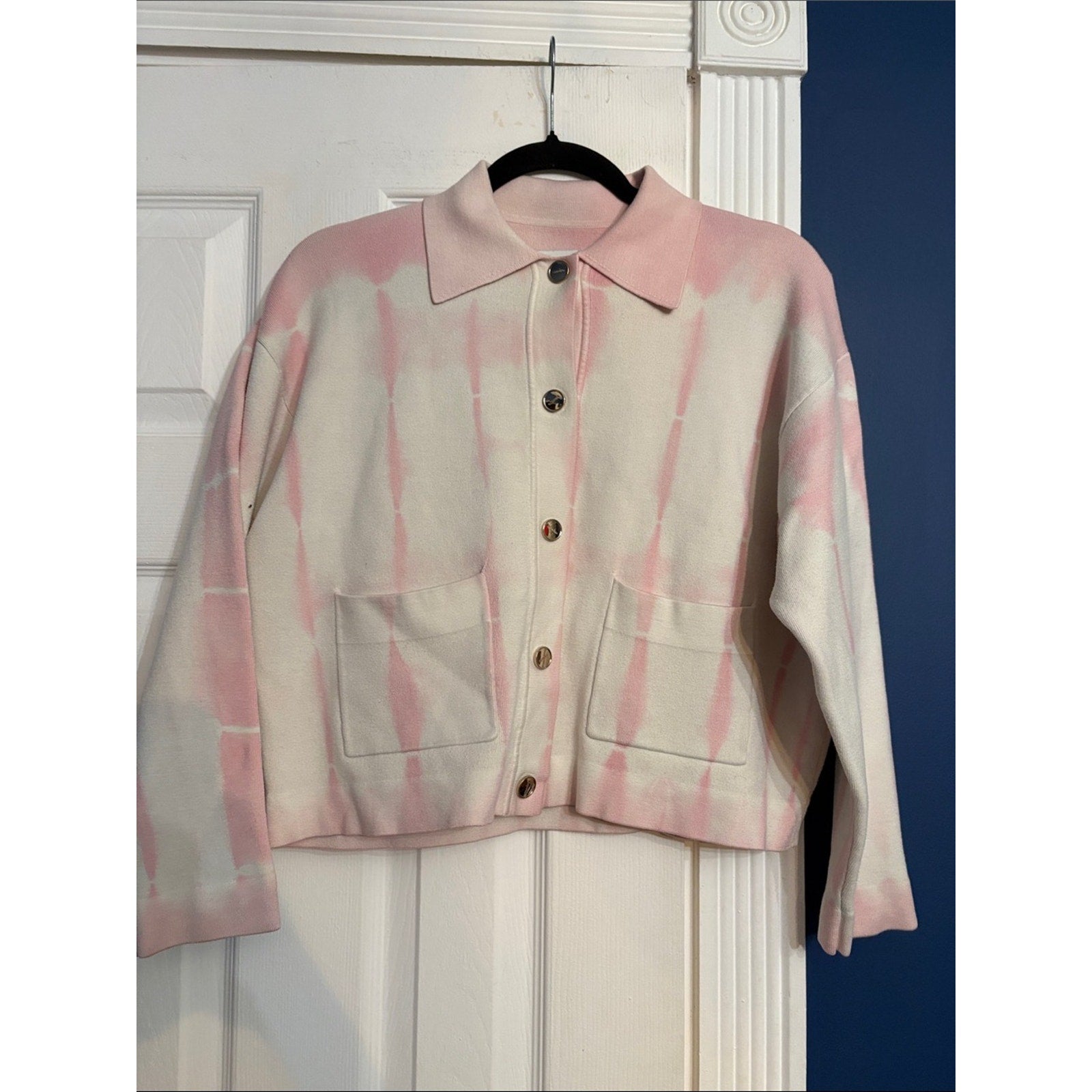 Sandro Emmery Tie Dye Cardigan - size 2 (US size 6)