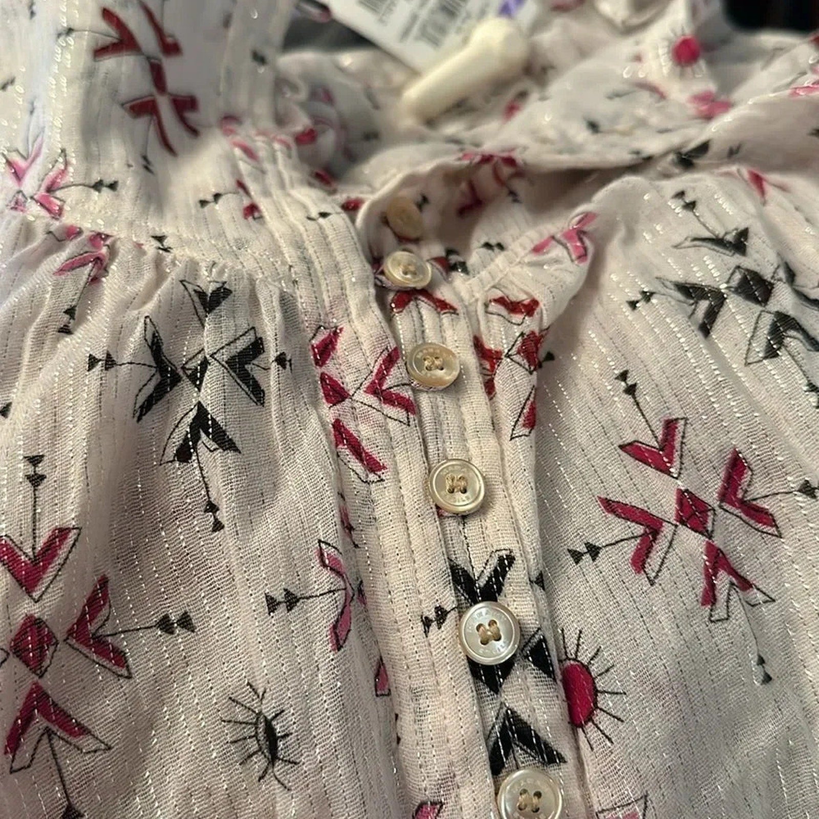 NEW ISABEL MARANT ETOILE Salika printed cotton blouse - size 38 (US 6)