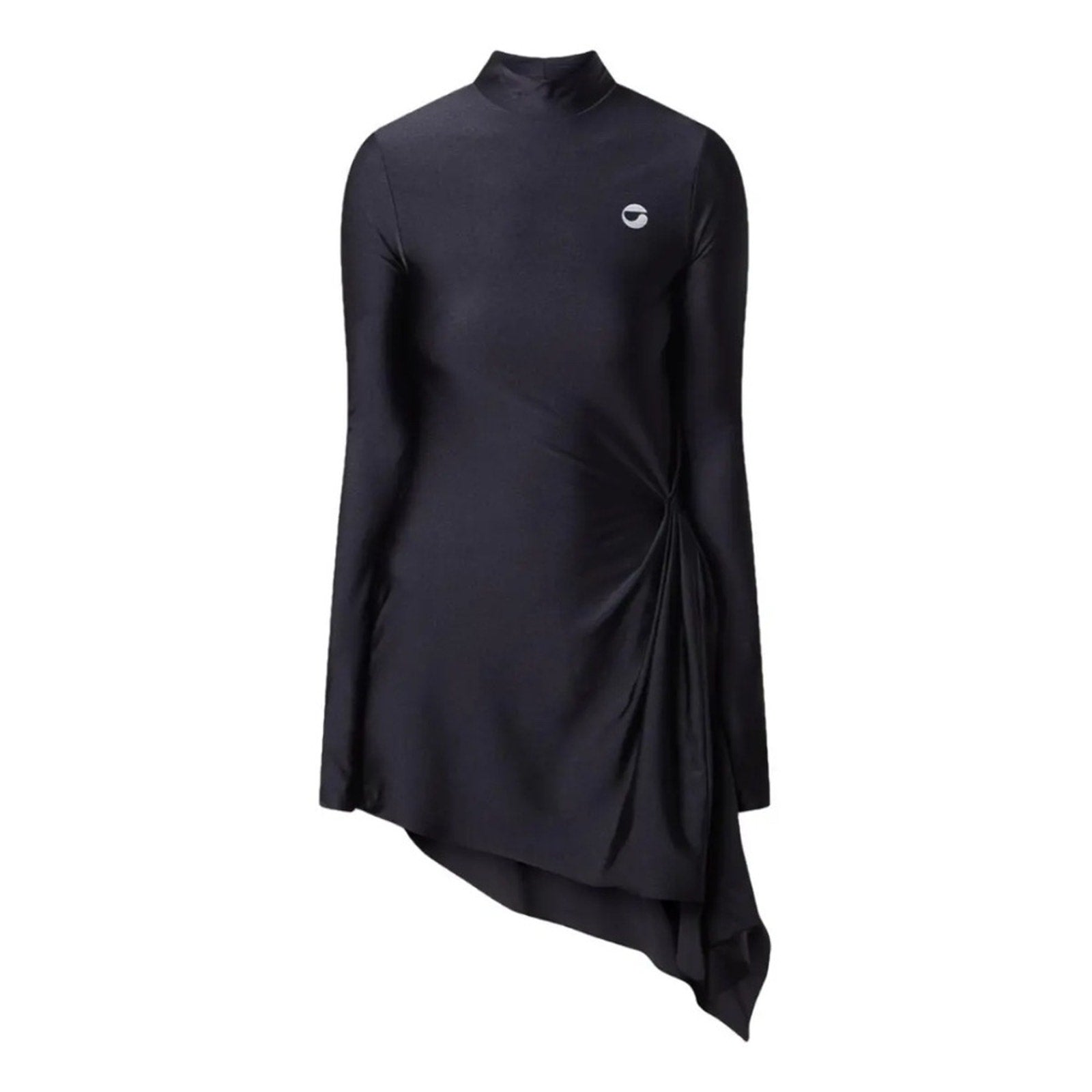 NEW Coperni Black Asymmetric Minidress - size small