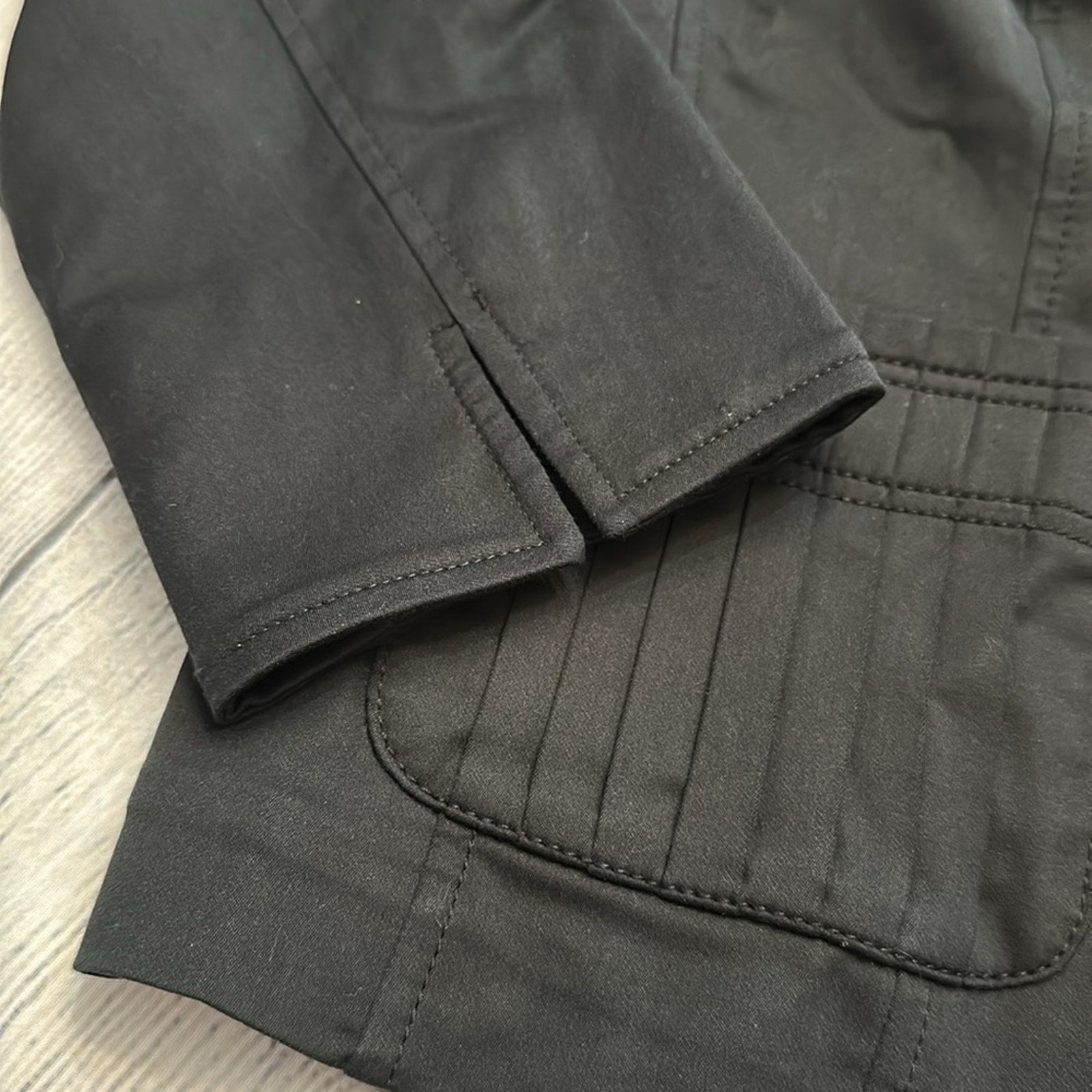 Escada black cotton blazer - size 44