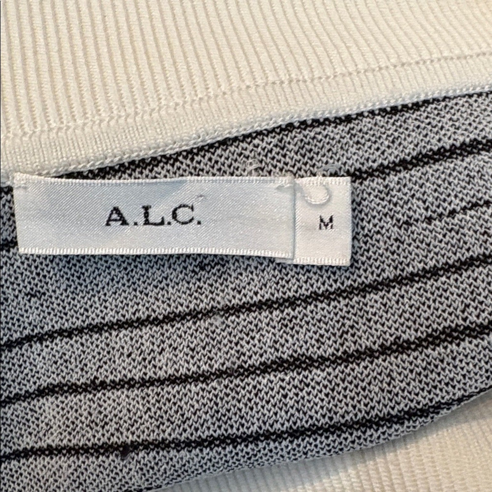 A.L.C. Lyons Striped Stretch Knit Pencil Skirt - size M