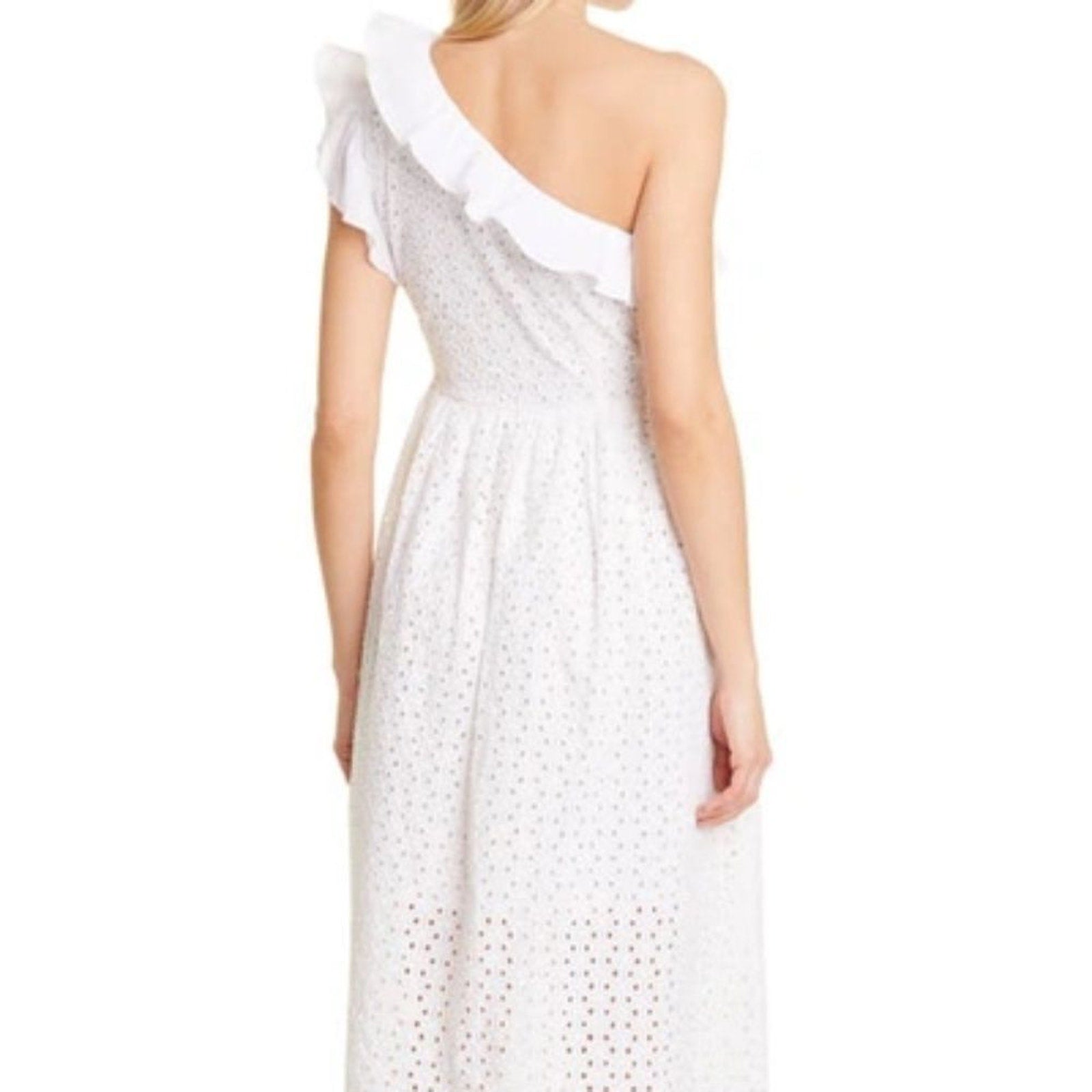 NWT BATSHEVA Jude Dress $475.00 White Broderie Anglaise Eyelet - size 6