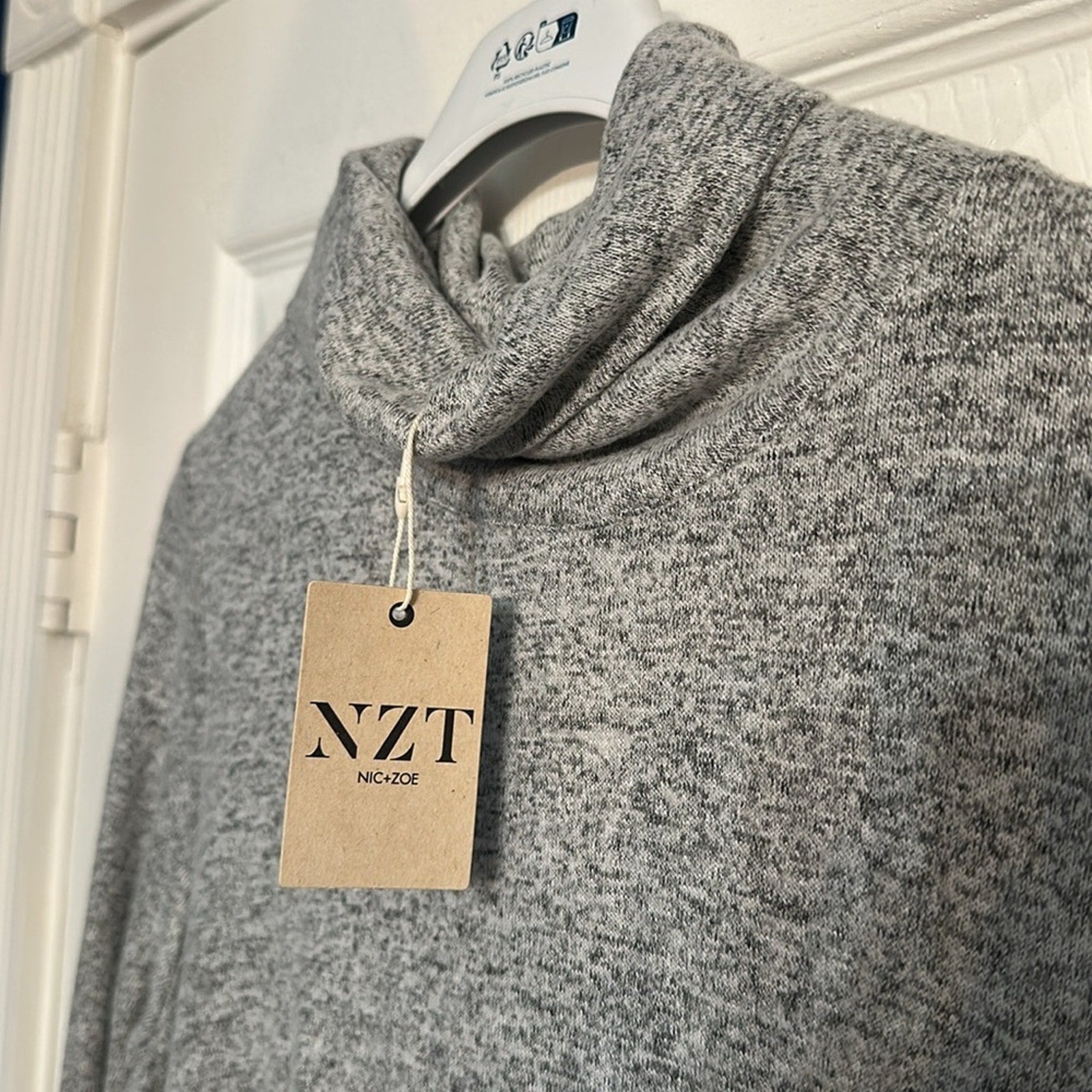NWT Nic Zoe NZT SWEET DREAMS LONG SLEEVE TURTLENECK - size XL