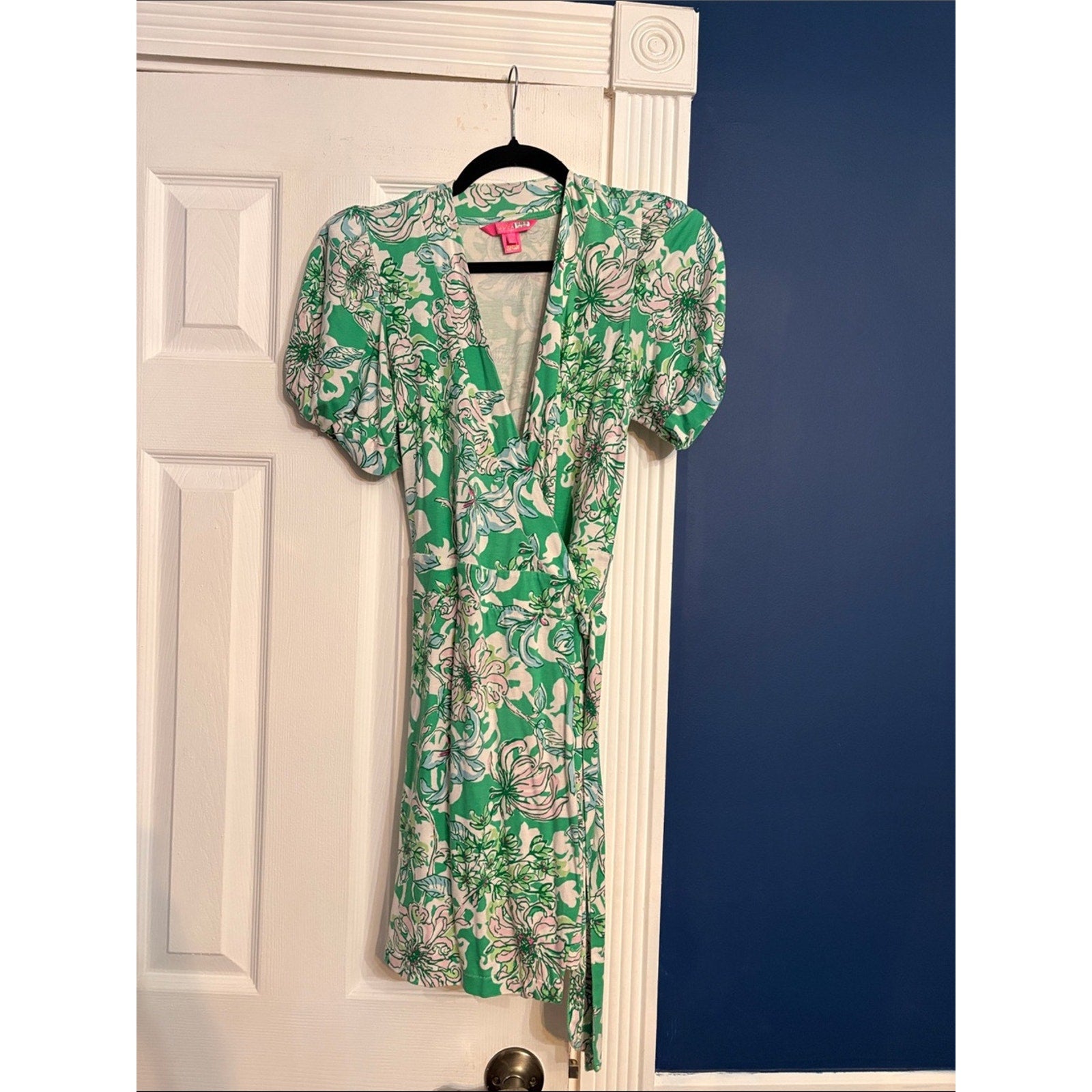 Lilly Pulitzer Sailynn Short-Sleeve Romper - size small