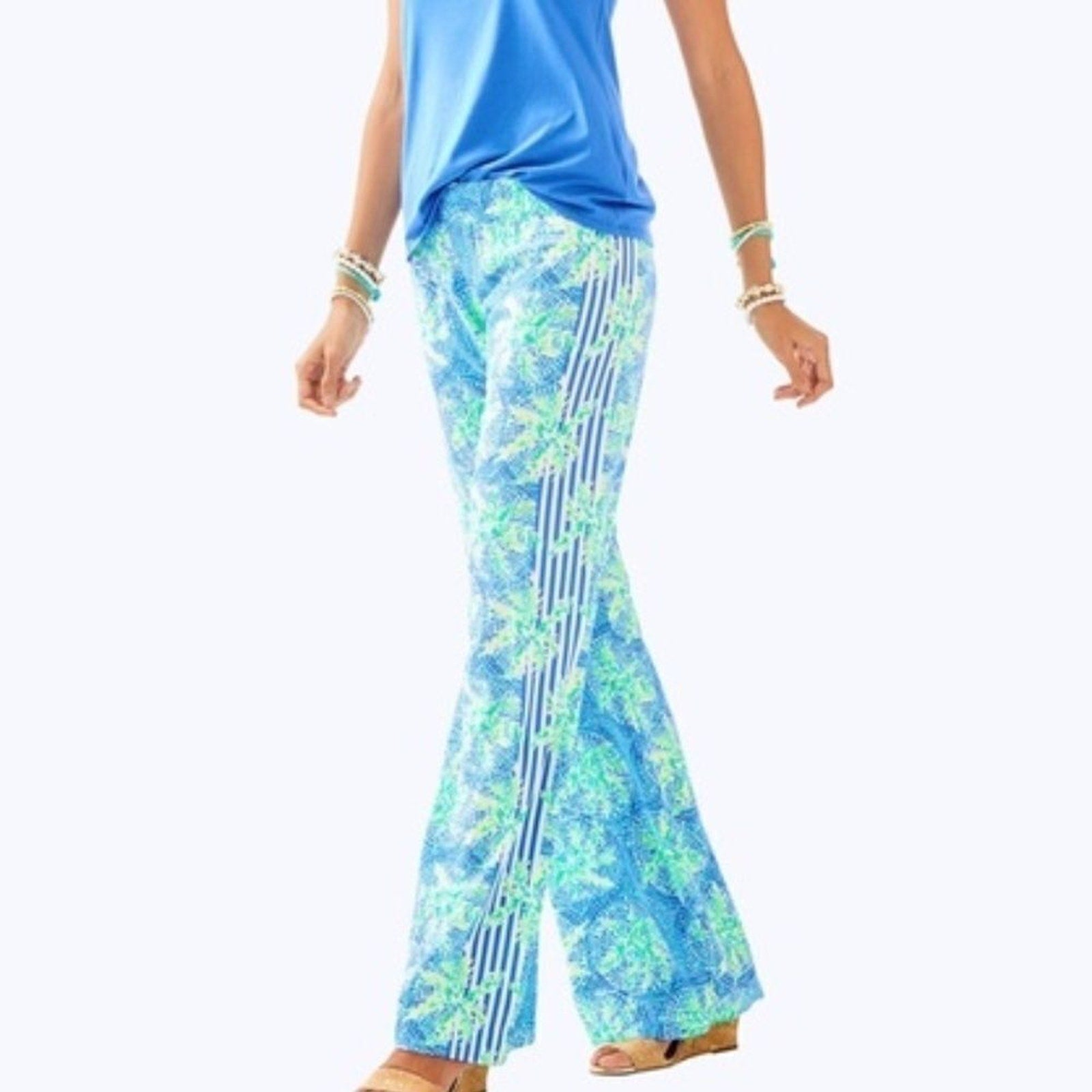 NWT Lilly Pulitzer -Bennet Blue Tropic Like Its Hot Eng